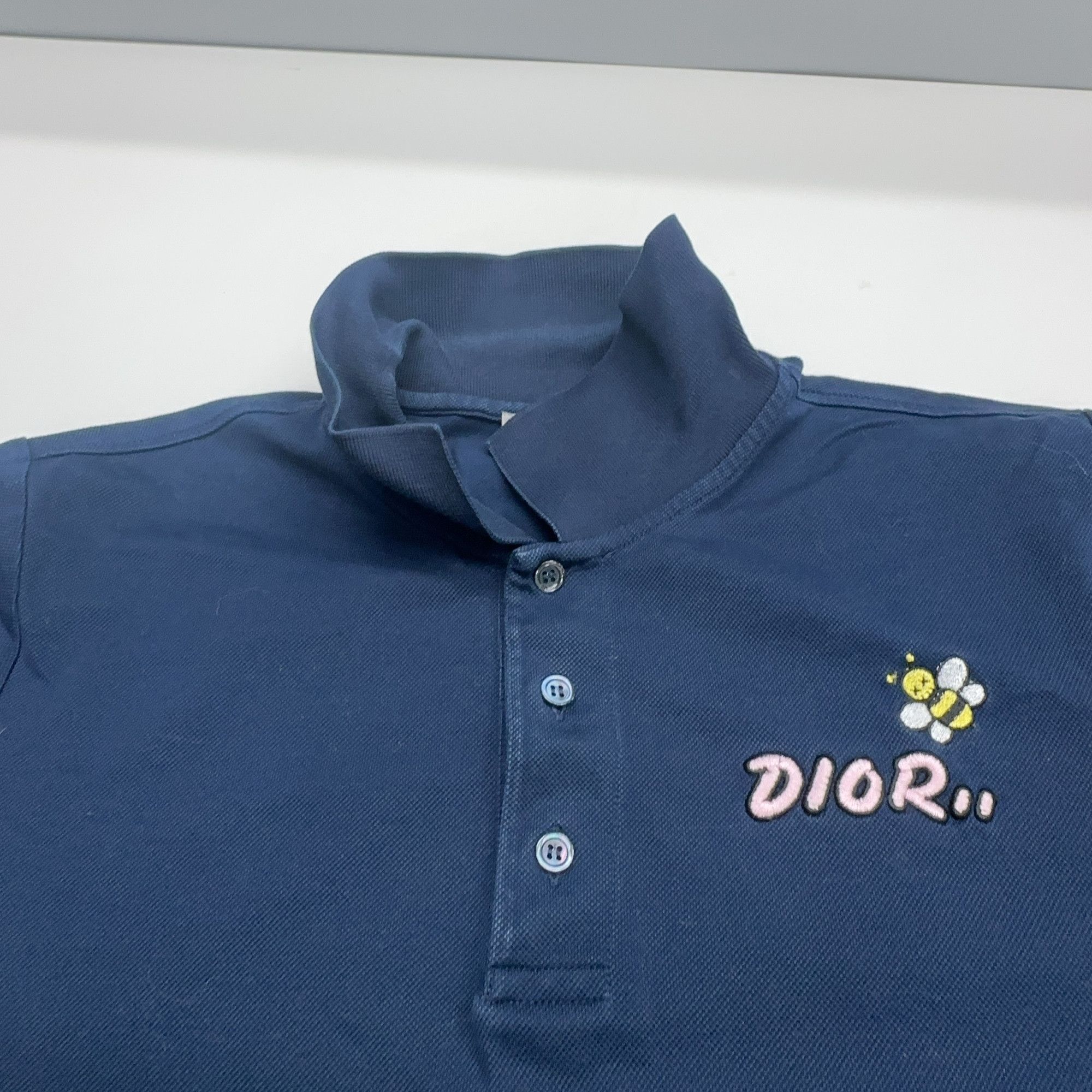 Dior Dior Bee Embroidery Polo Shirt Size M Size US M / EU 48-50 / 2 - 6 Thumbnail
