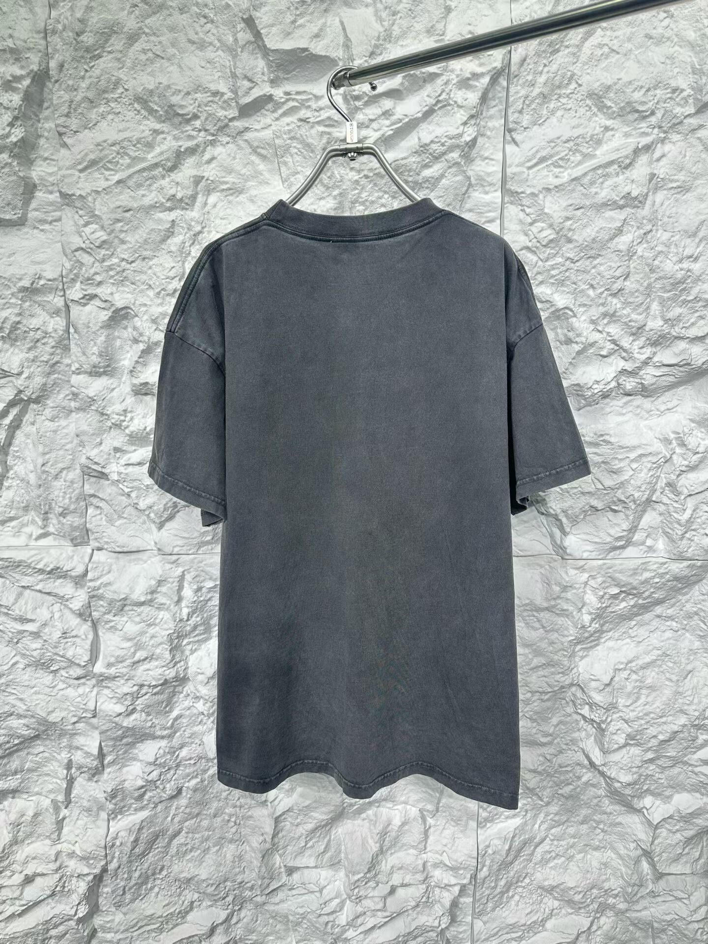Balenciaga Balenciaga Paris Logo Washed T-Shirt Size M Size US M / EU 48-50 / 2 - 3 Thumbnail