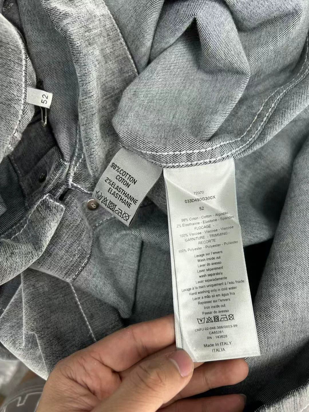 Dior Dior Logo Cotton Shirt Size L Size US L / EU 52-54 / 3 - 5 Thumbnail