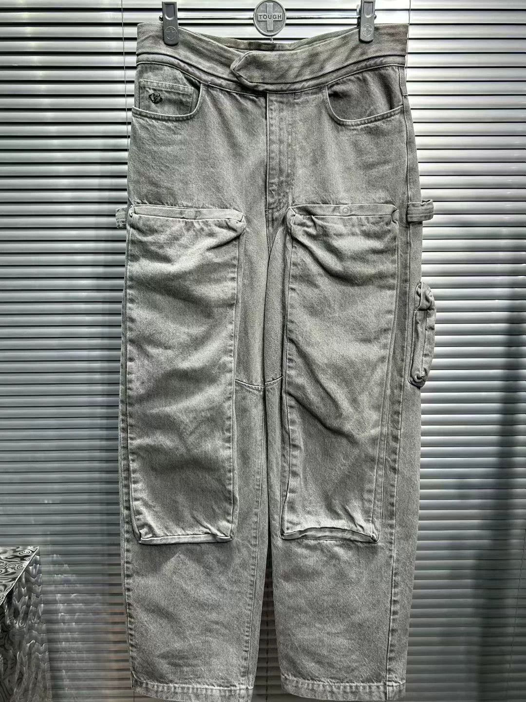 Louis Vuitton Louis Vuitton Gray Cargo Jeans Size 28 Size US 28 / EU 44 - 4 Thumbnail