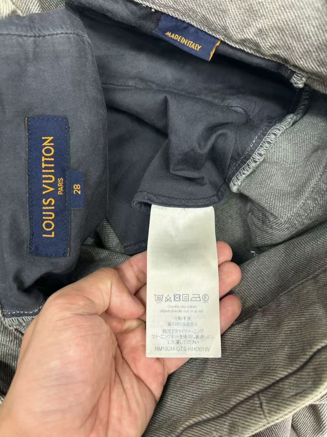 Louis Vuitton Louis Vuitton Gray Cargo Jeans Size 28 Size US 28 / EU 44 - 6 Thumbnail