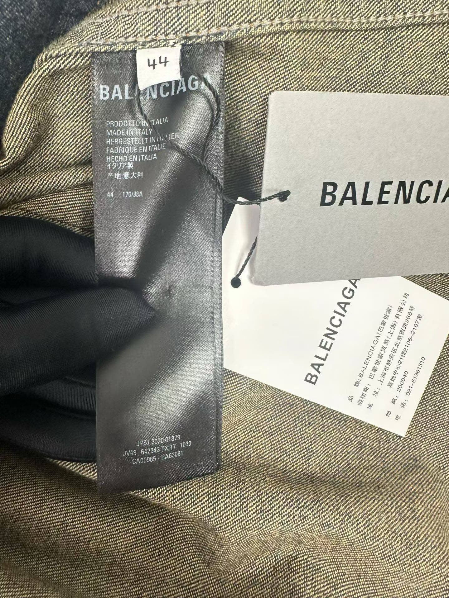 Balenciaga Balenciaga Layered Denim Panel Blazer Size 34R Size 34R - 5 Thumbnail