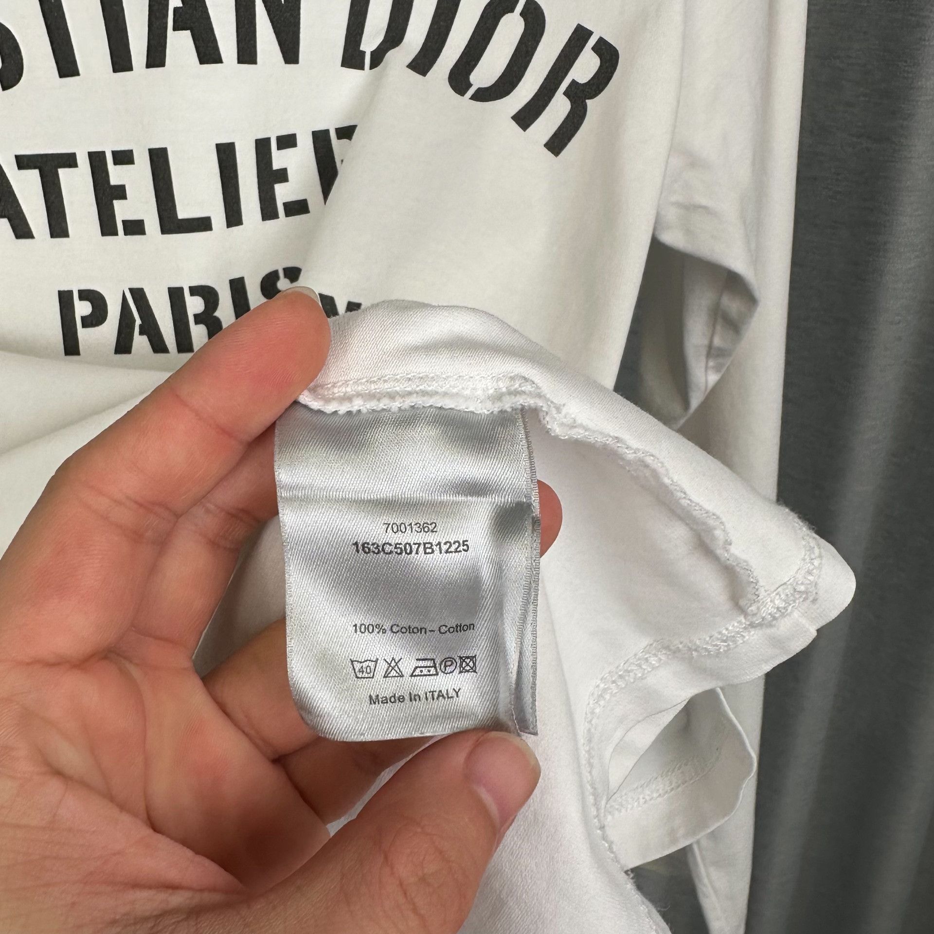 Dior Dior Atelier Paris Logo Long Sleeve T-Shirt Size L Size US L / EU 52-54 / 3 - 6 Thumbnail