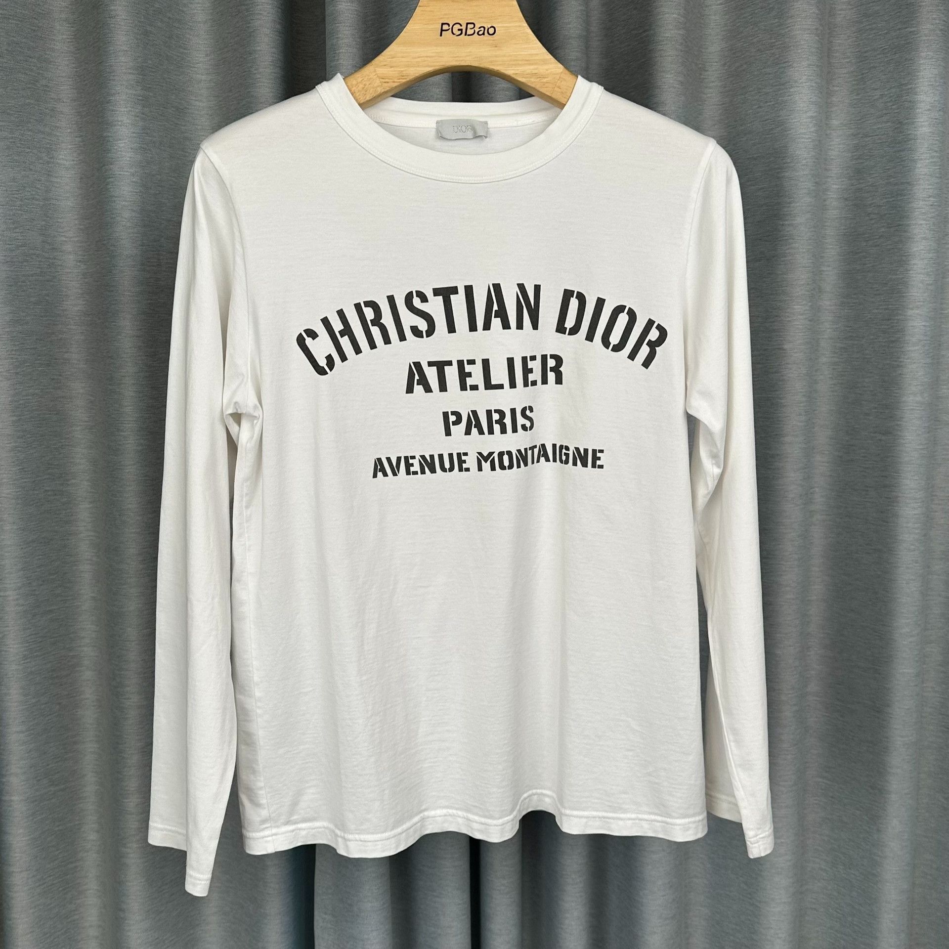 Dior Dior Atelier Paris Logo Long Sleeve T-Shirt Size L Size US L / EU 52-54 / 3 - 2 Thumbnail