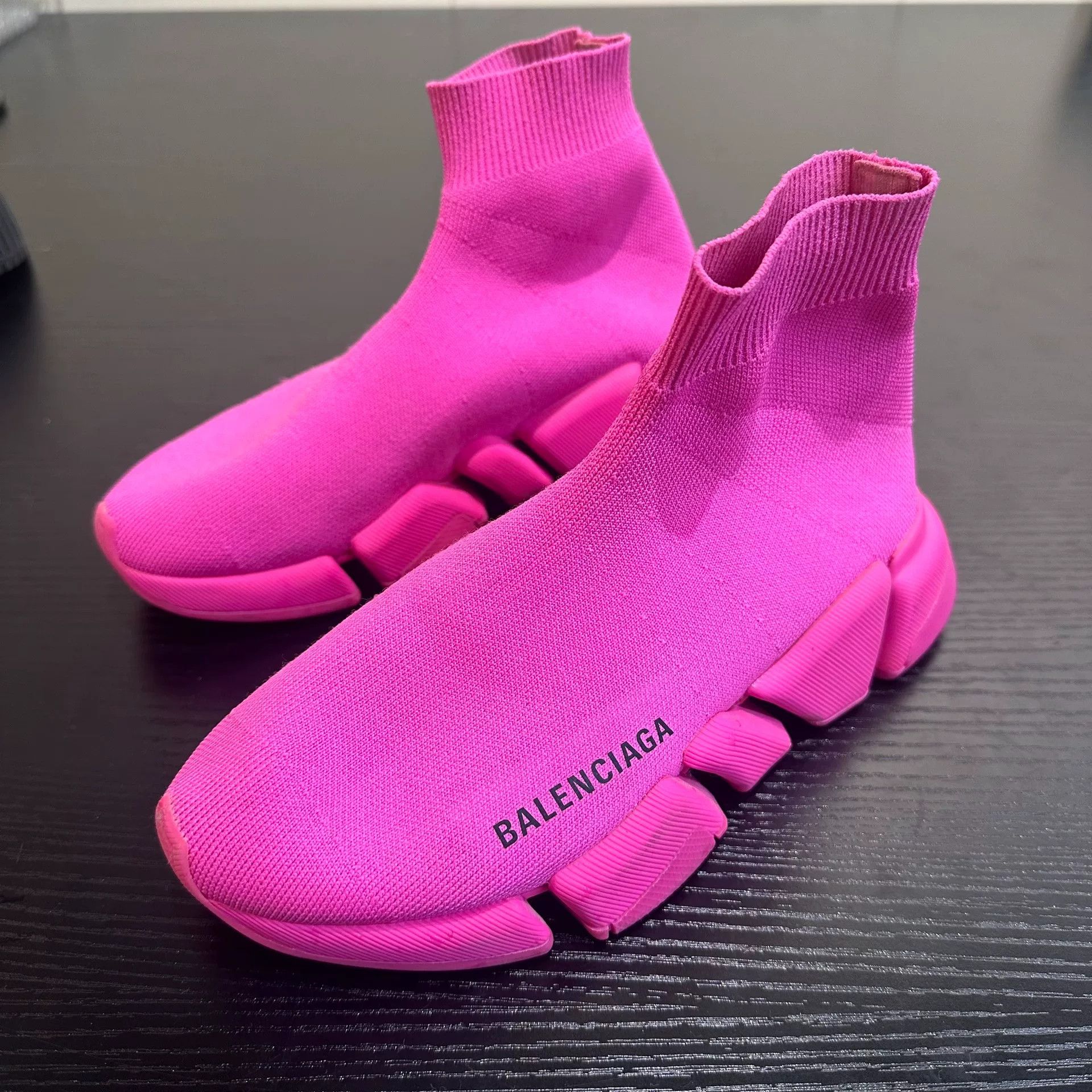 Balenciaga Balenciaga Pink Sock Sneakers Size 35 Size US 5 / IT 35 - 2 Thumbnail