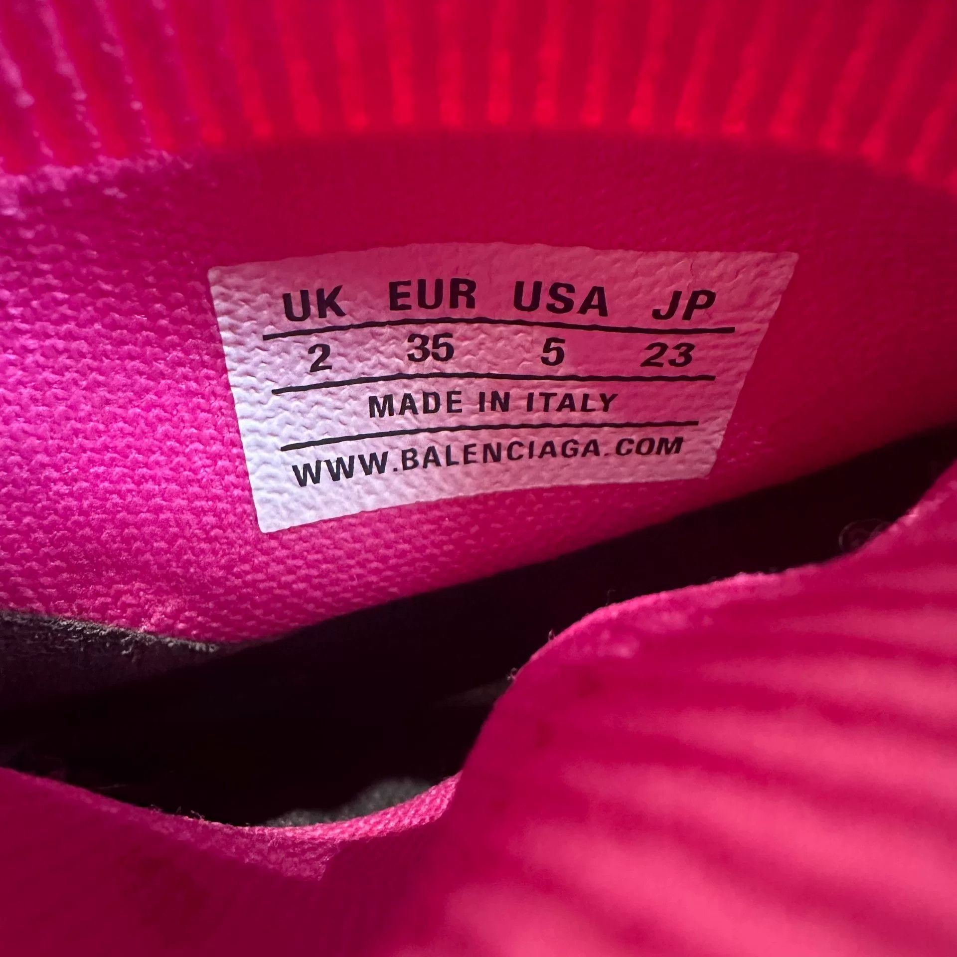 Balenciaga Balenciaga Pink Sock Sneakers Size 35 Size US 5 / IT 35 - 5 Thumbnail