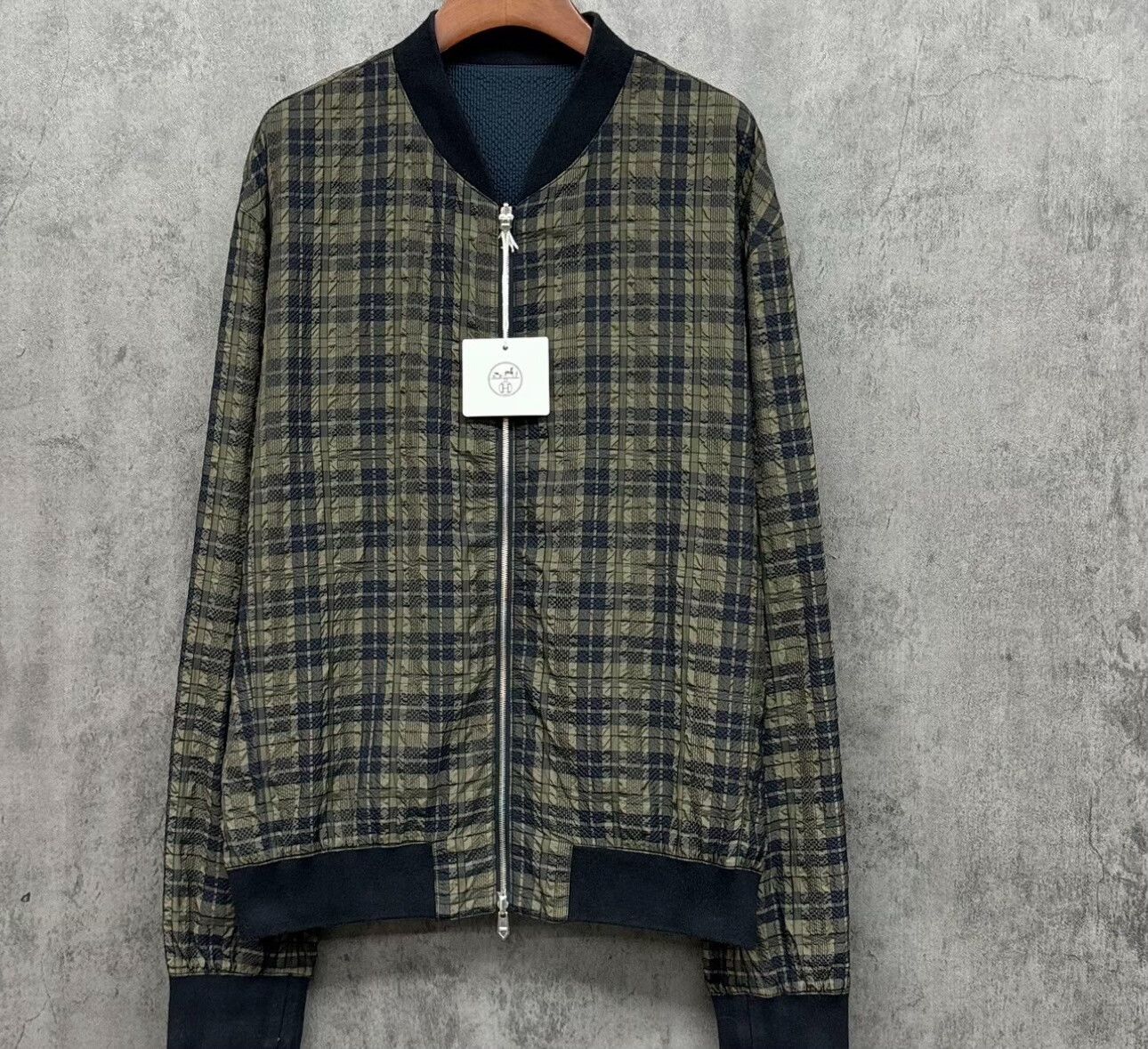 Hermes Hermes Reversible Bomber Jacket Size 52 Size US L / EU 52-54 / 3 - 3 Thumbnail