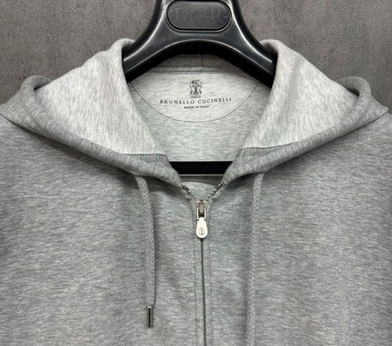 Brunello Cucinelli Brunello Cucinelli Gray Hoodie Vest Size M Size US M / EU 48-50 / 2 - 5 Thumbnail