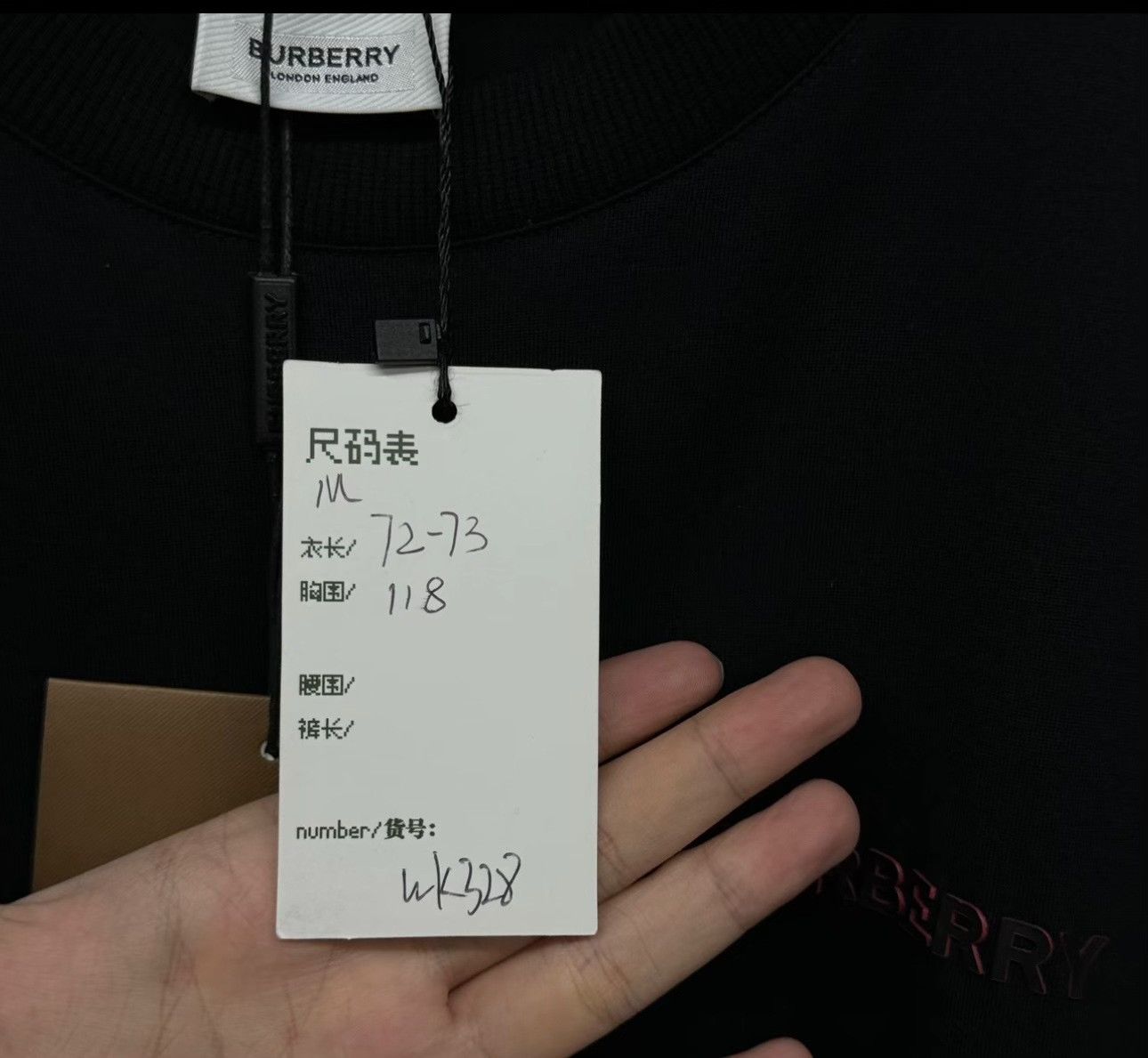 Burberry Burberry Gradient Logo T-Shirt Size M Size US M / EU 48-50 / 2 - 6 Thumbnail