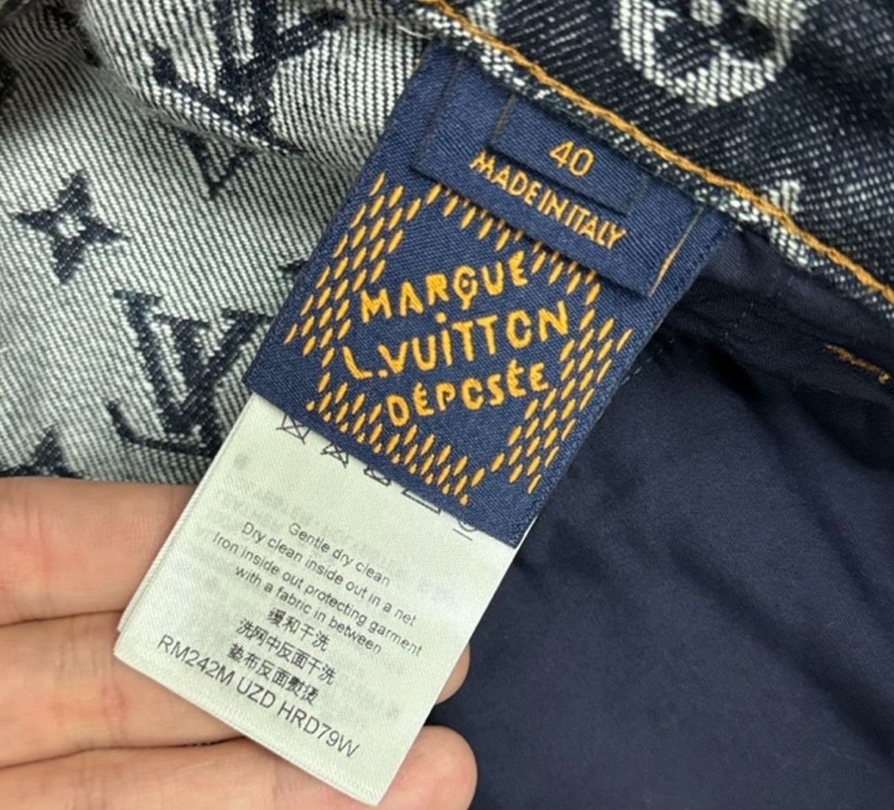 Louis Vuitton Louis Vuitton Monogram Denim Jeans US 40 Size US 40 / EU 56 - 5 Thumbnail