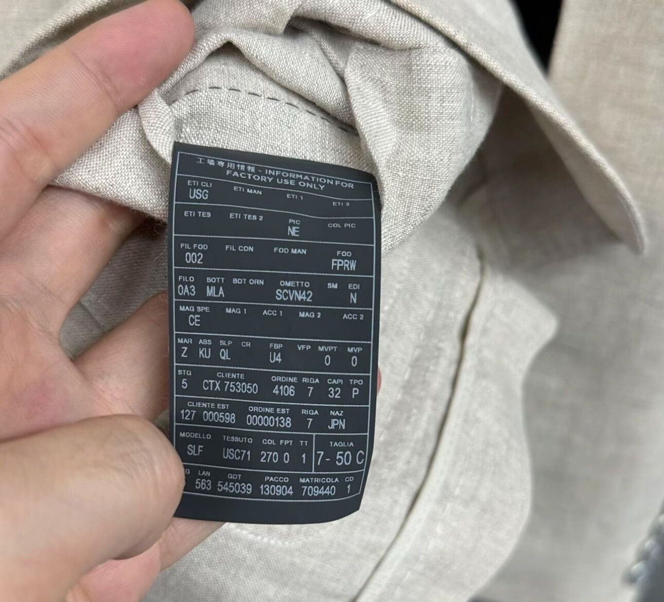 Z Zegna Zegna Linen Blazer Size 50 Size 40R - 5 Thumbnail