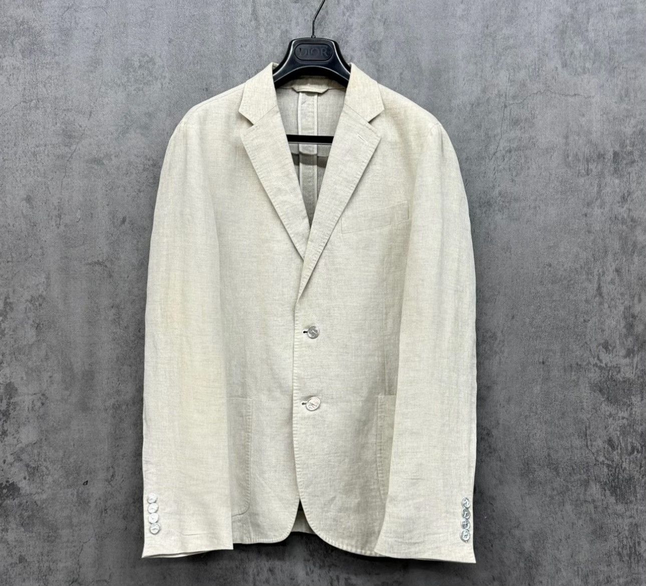 Z Zegna Zegna Linen Blazer Size 50 Size 40R - 2 Thumbnail