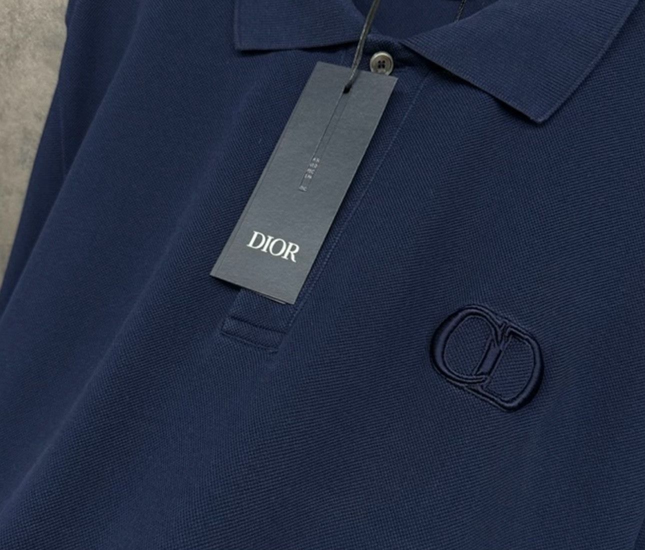 Dior Dior Embroidered CD Logo Polo Size XXL Size US XXL / EU 58 / 5 - 4 Thumbnail