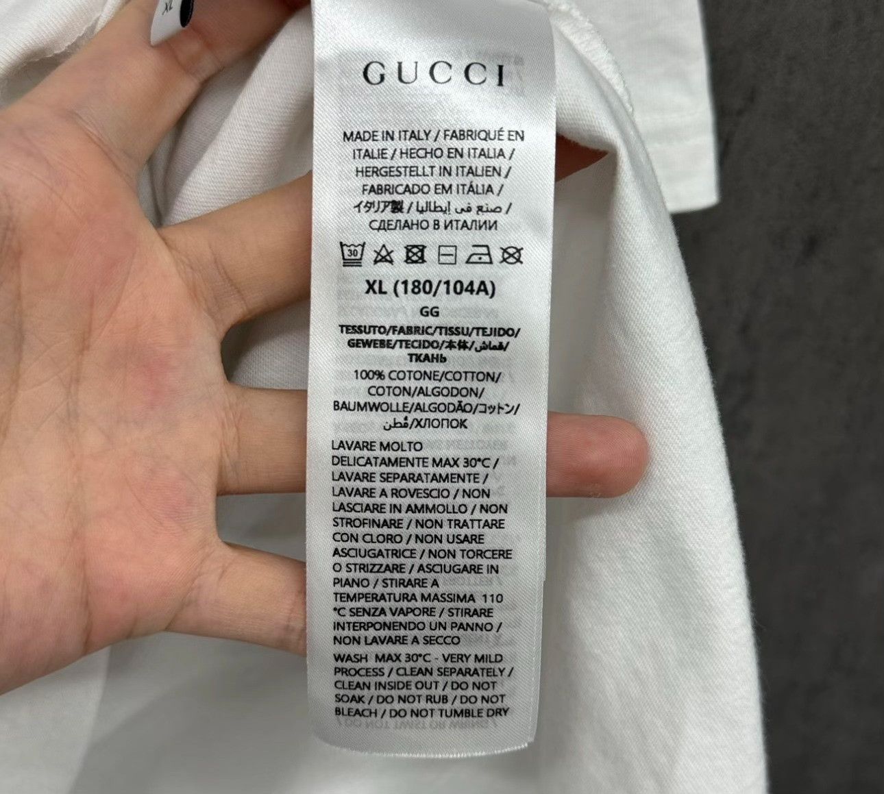Gucci Gucci Anchor Logo Striped T-Shirt Size XL Size US XL / EU 56 / 4 - 5 Thumbnail