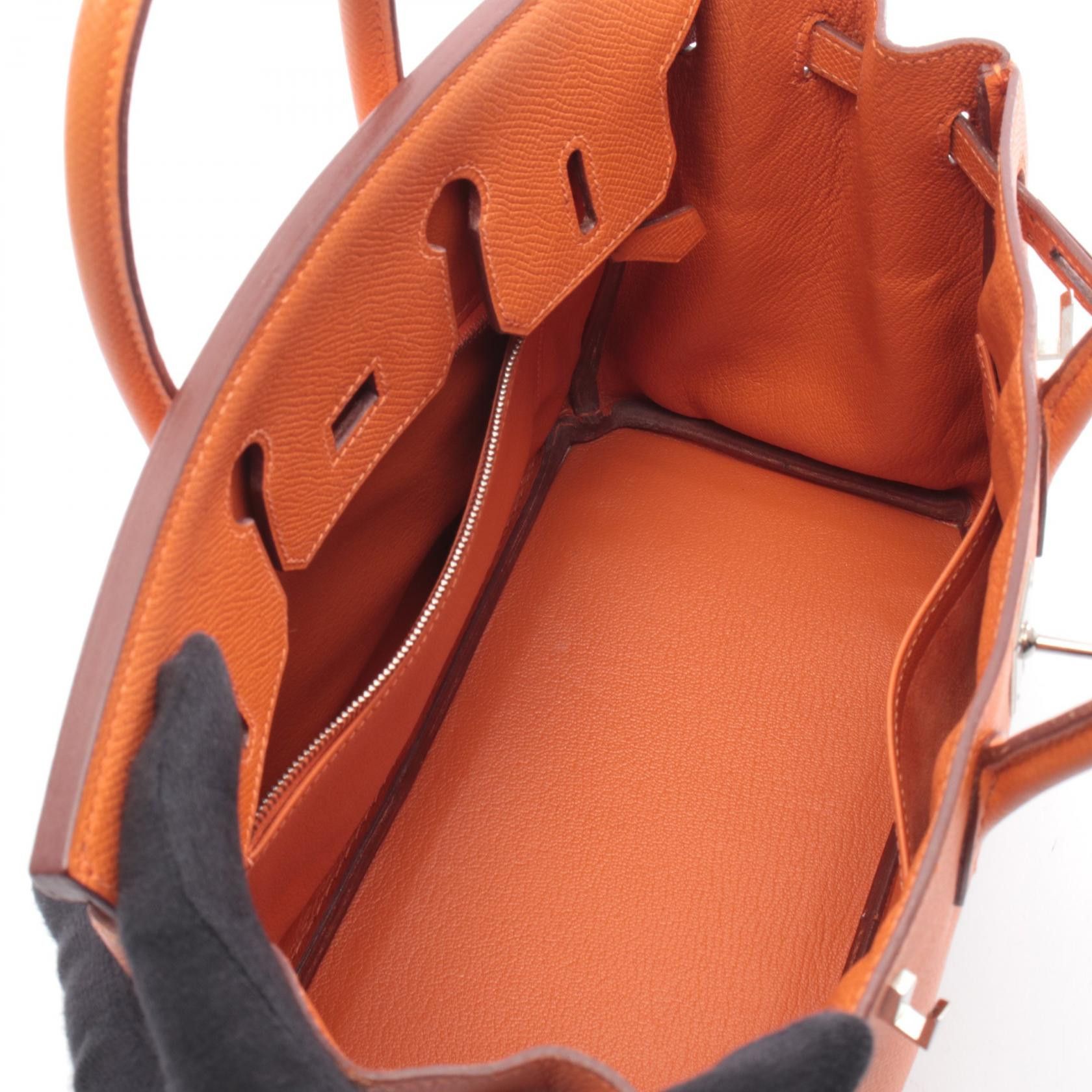 Hermes Hermes Hermes Birkin25 Leather Leather Handbag K2007 DUTY FREE for USA Size ONE SIZE - 3 Thumbnail