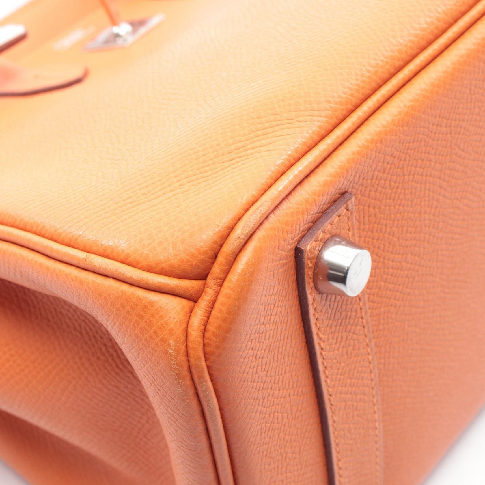 Hermes Hermes Hermes Birkin25 Leather Leather Handbag K2007 DUTY FREE for USA Size ONE SIZE - 7 Thumbnail