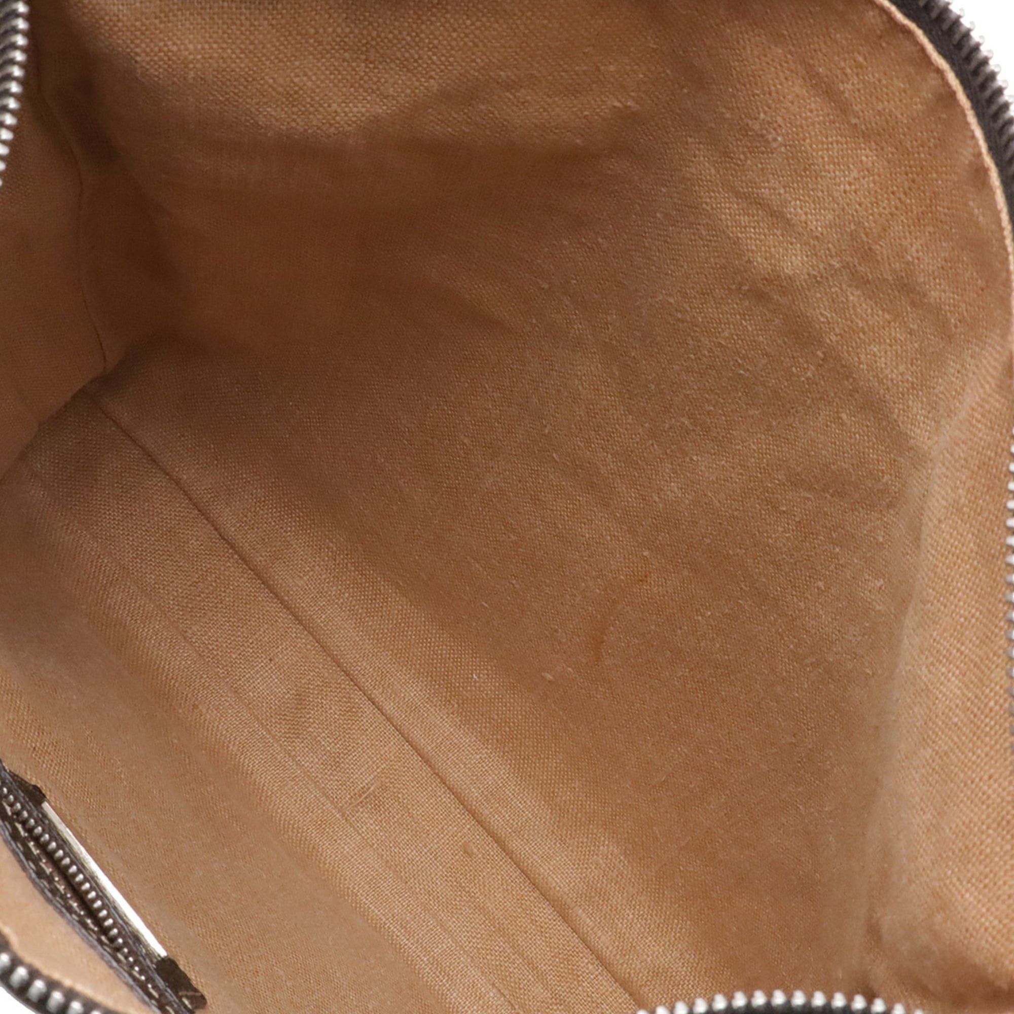 Fendi FENDI Selleria Zucca Shoulder Bag, Canvas and Leather, Brown, 8BT109 Size ONE SIZE - 7 Thumbnail