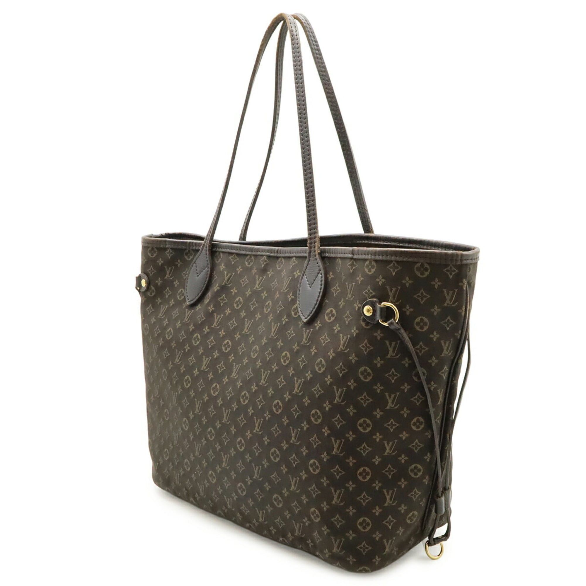 Louis Vuitton Louis Vuitton Monogram Idylle Neverfull MM Tote Bag Shoulder Canvas Fusain Brown M40513 Size ONE SIZE - 3 Thumbnail