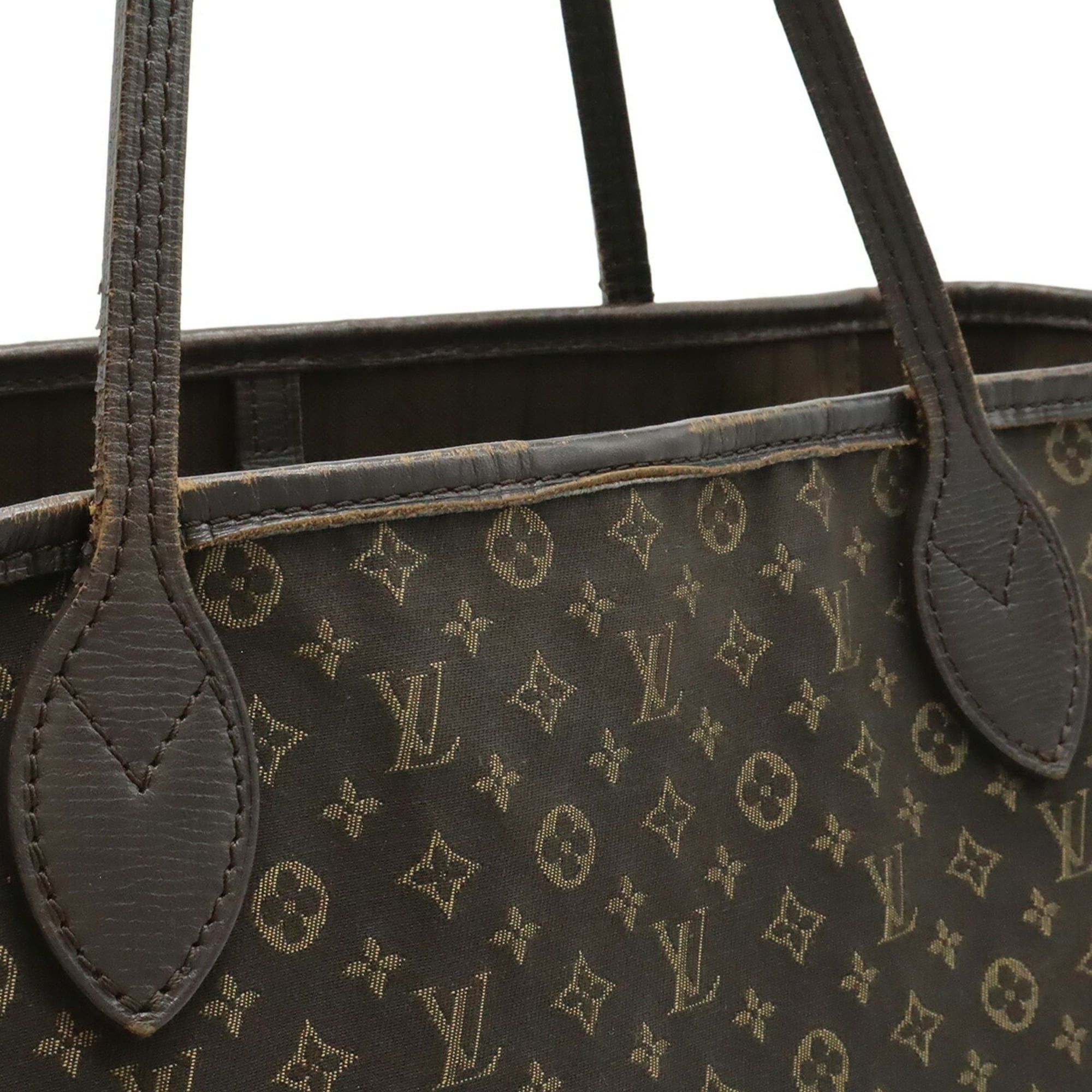 Louis Vuitton Louis Vuitton Monogram Idylle Neverfull MM Tote Bag Shoulder Canvas Fusain Brown M40513 Size ONE SIZE - 9 Thumbnail