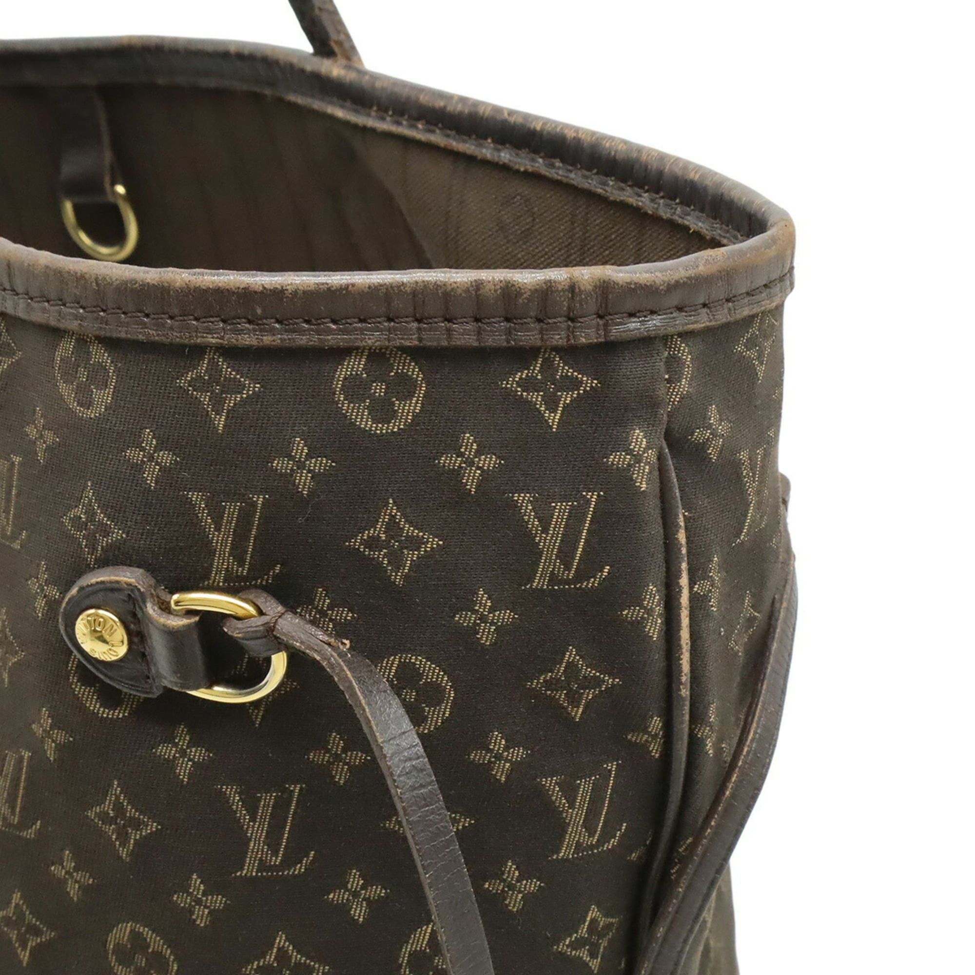 Louis Vuitton Louis Vuitton Monogram Idylle Neverfull MM Tote Bag Shoulder Canvas Fusain Brown M40513 Size ONE SIZE - 10 Thumbnail