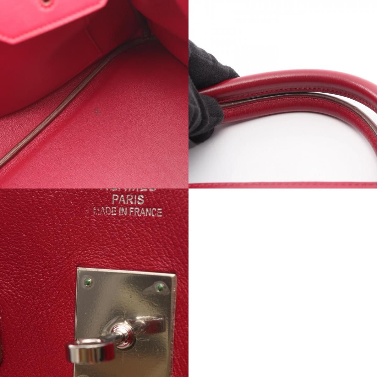 Hermes Hermes Hermes Birkin35 Calf Leather Handbag Leather Handbag Stamp O (2011) DUTY FREE for USA Size ONE SIZE - 10 Thumbnail