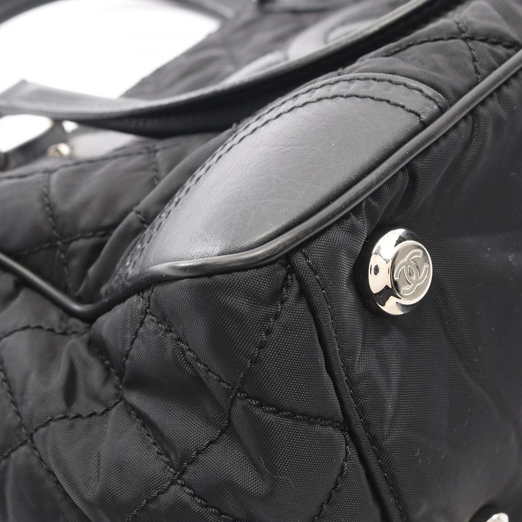 Chanel Chanel Chanel Paris New York Line Nylon Leather Tote Bag Leather Tote Bag DUTY FREE for USA Size ONE SIZE - 7 Thumbnail