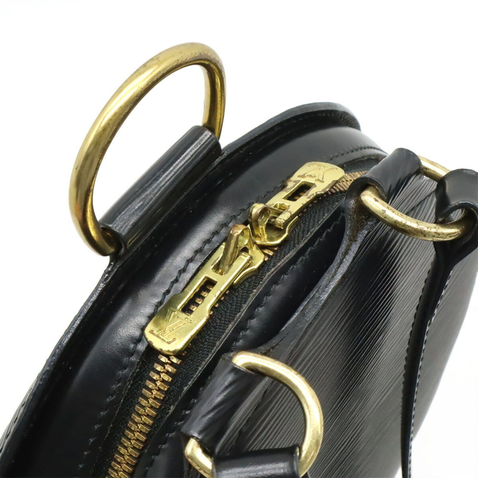 Louis Vuitton Louis Vuitton Epi Mabillon Backpack Shoulder Bag Leather Noir Black M52232 Size ONE SIZE - 5 Thumbnail
