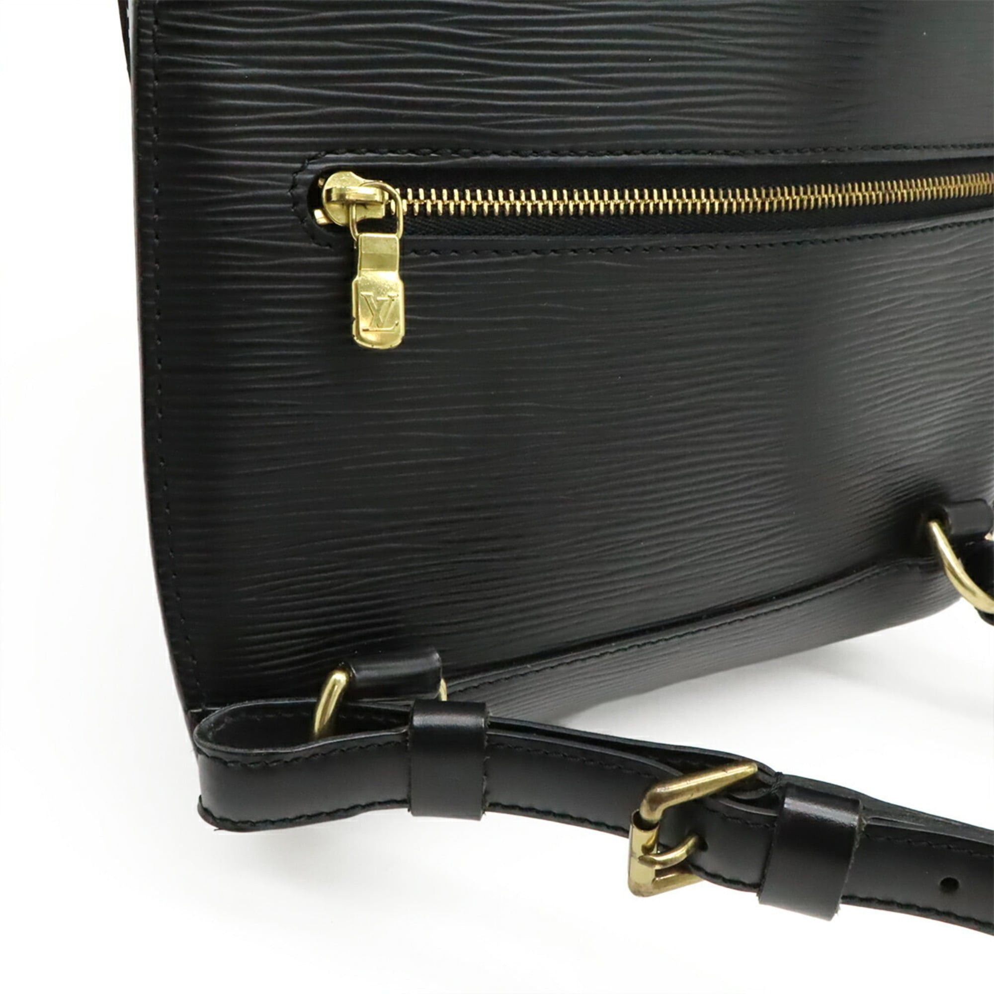 Louis Vuitton Louis Vuitton Epi Mabillon Backpack Shoulder Bag Leather Noir Black M52232 Size ONE SIZE - 7 Thumbnail