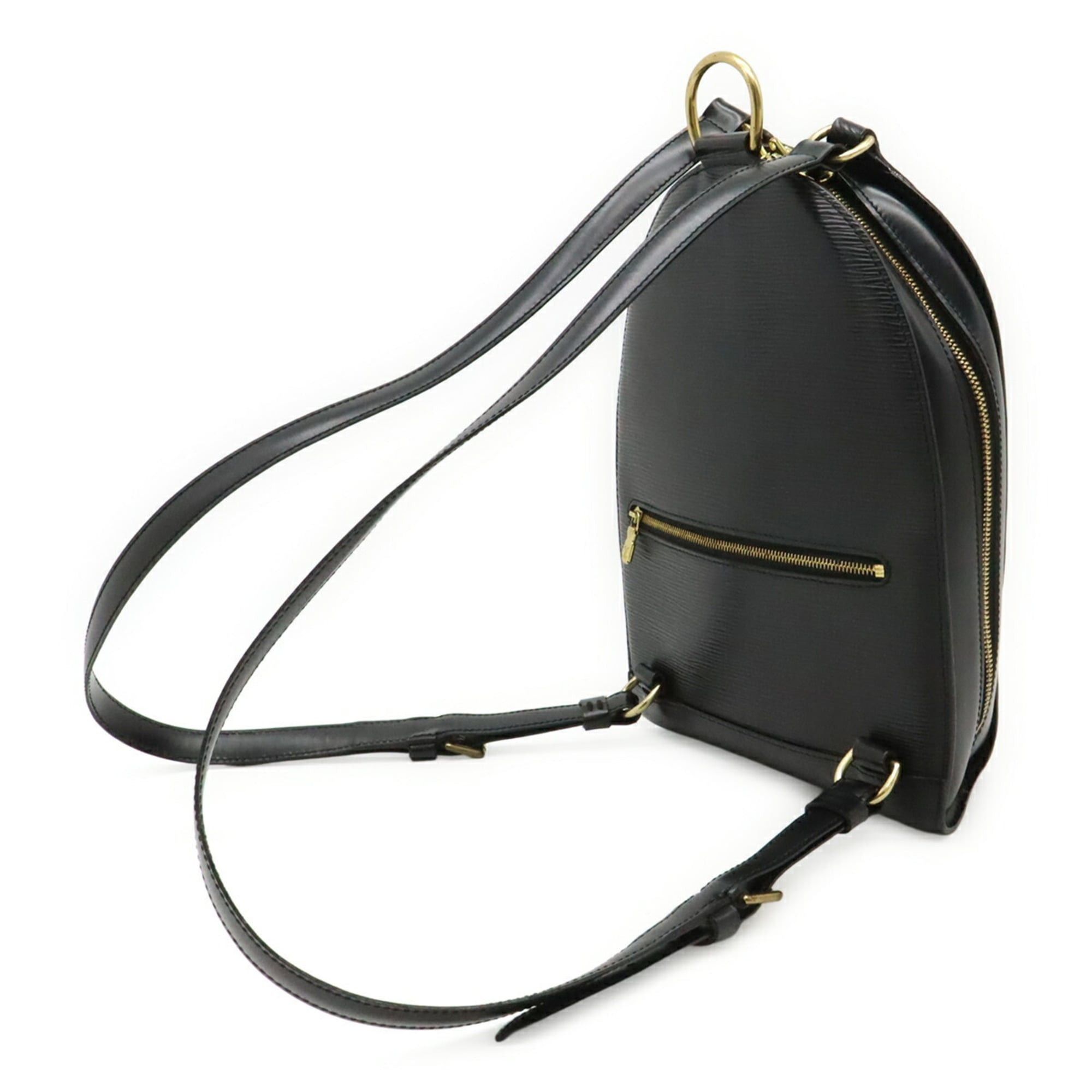 Louis Vuitton Louis Vuitton Epi Mabillon Backpack Shoulder Bag Leather Noir Black M52232 Size ONE SIZE - 3 Thumbnail