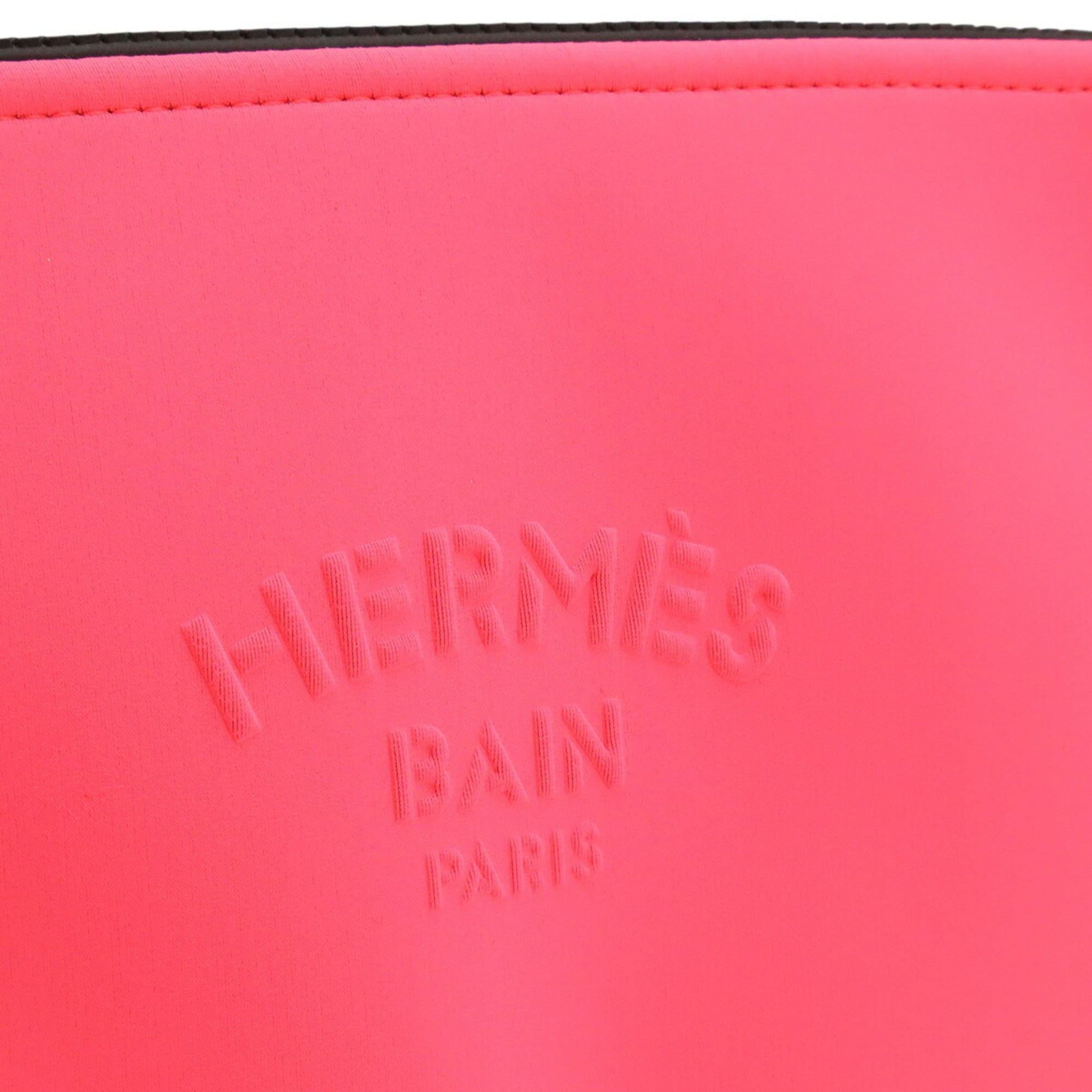 Hermes HERMES Neoban PM Handbag Pouch Multi-Pouch Polyamide Elastane Neon Pink Size ONE SIZE - 8 Thumbnail