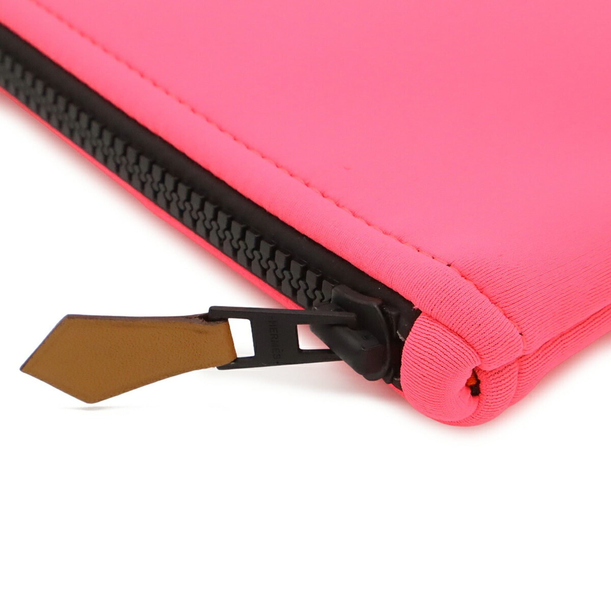 Hermes HERMES Neoban PM Handbag Pouch Multi-Pouch Polyamide Elastane Neon Pink Size ONE SIZE - 5 Thumbnail