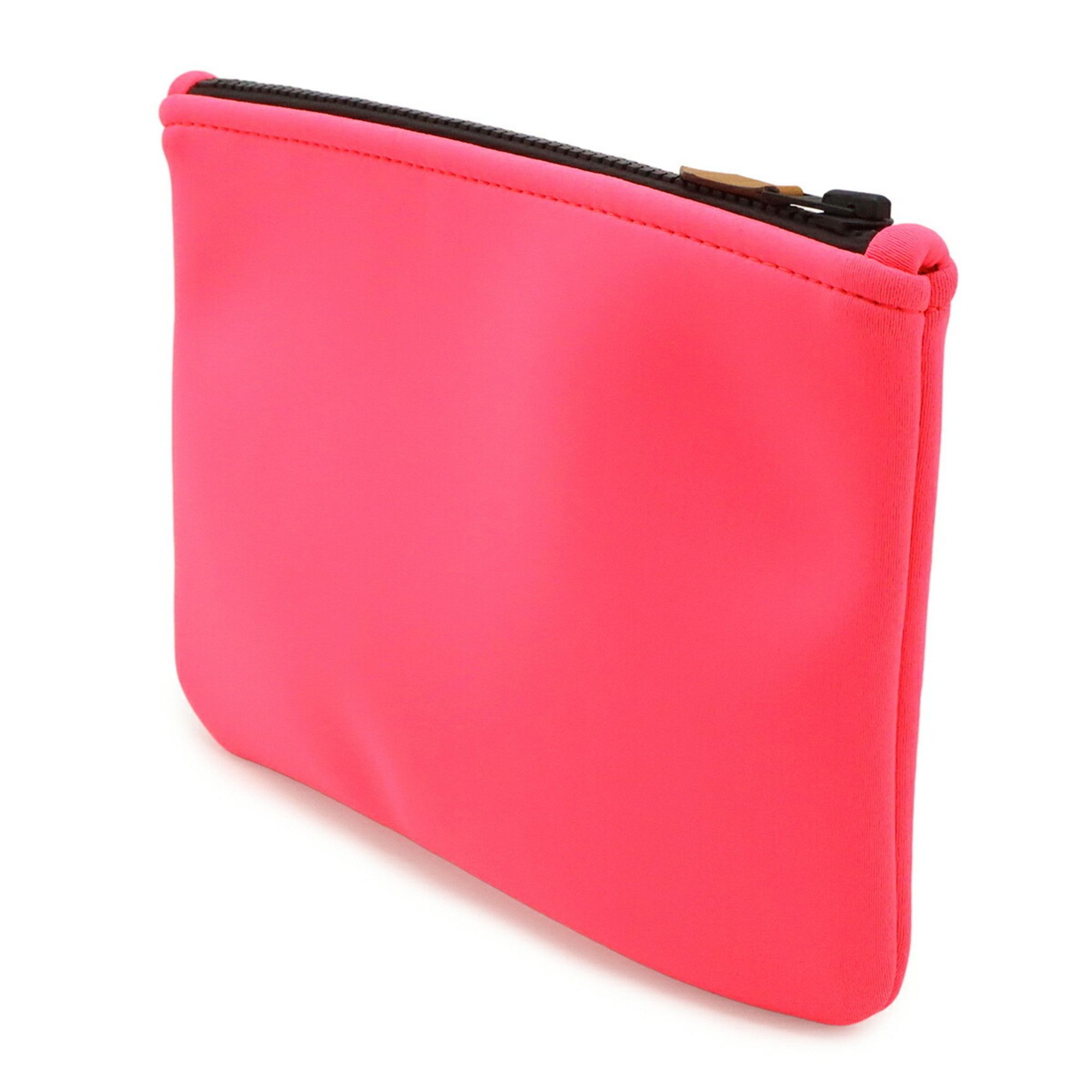 Hermes HERMES Neoban PM Handbag Pouch Multi-Pouch Polyamide Elastane Neon Pink Size ONE SIZE - 3 Thumbnail