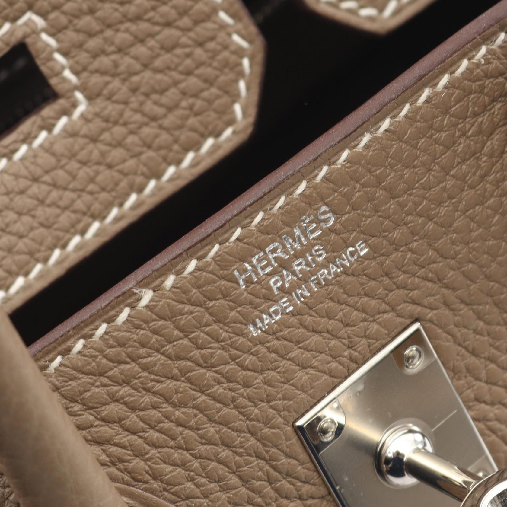 Hermes Hermes Hermes Birkin25 Togo Calfskin Handbag Leather Handbag U2022 DUTY FREE for USA Size ONE SIZE - 4 Thumbnail