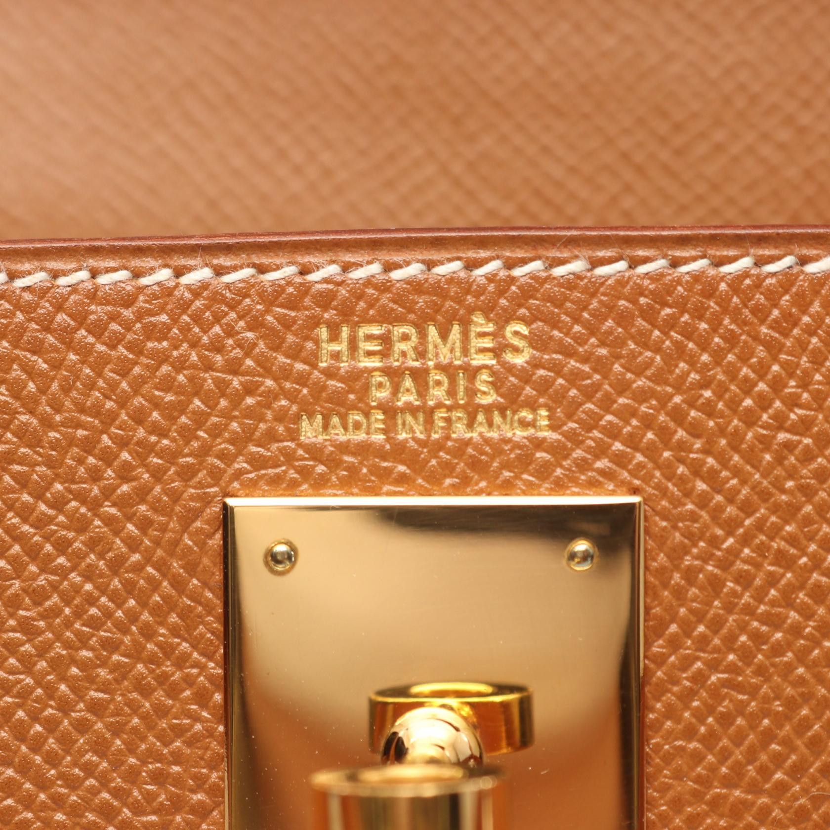Hermes Hermes Hermes Kelly32 Cuir Chevre de Coromandel Handbag Leather Handbag Y DUTY FREE for USA Size ONE SIZE - 4 Thumbnail