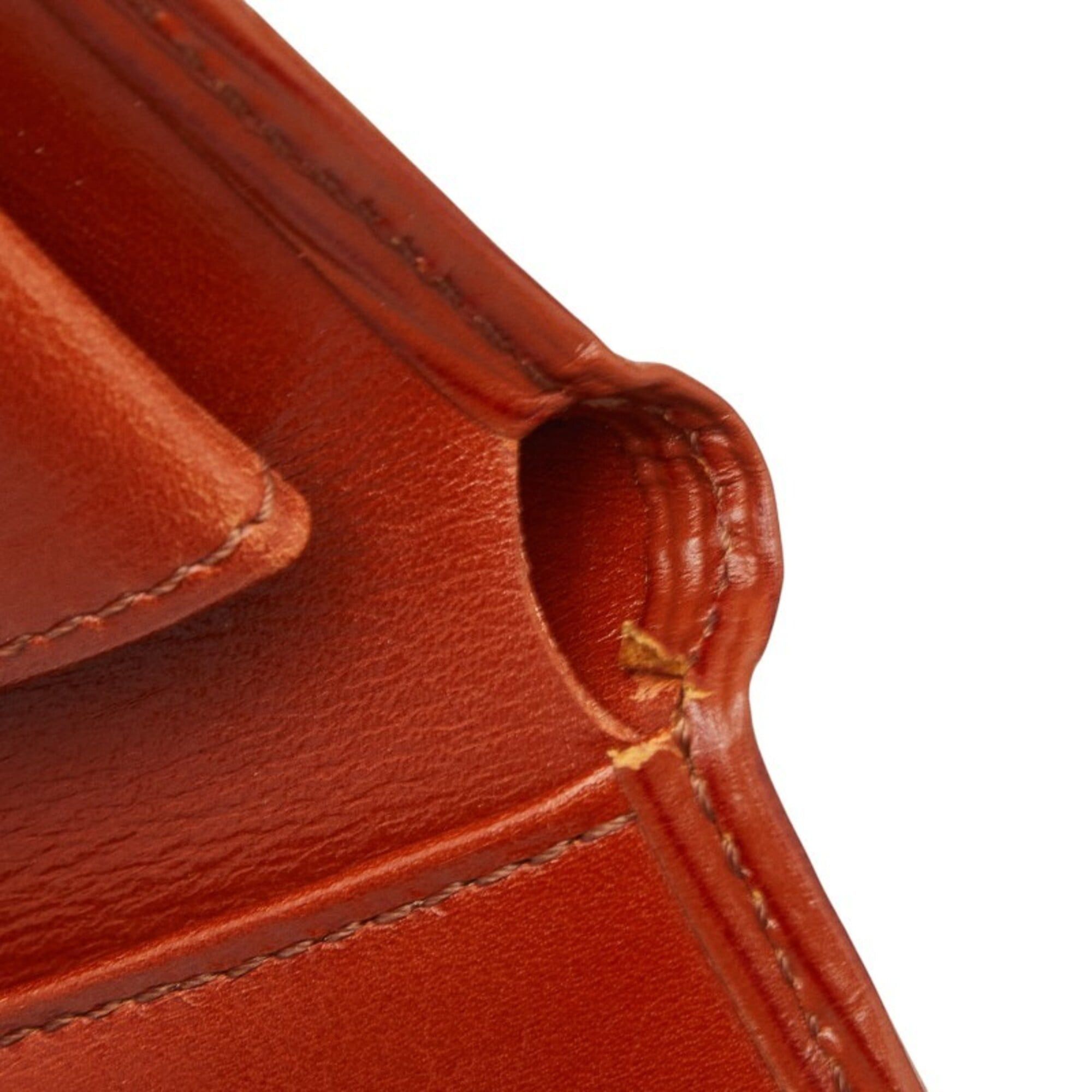 Louis Vuitton Louis Vuitton Epi Portefeuille Cartes Credit Monnaie Bi-fold Wallet M63543 Kenya Brown Leather Women's LOUIS VUITTON Size ONE SIZE - 6 Thumbnail