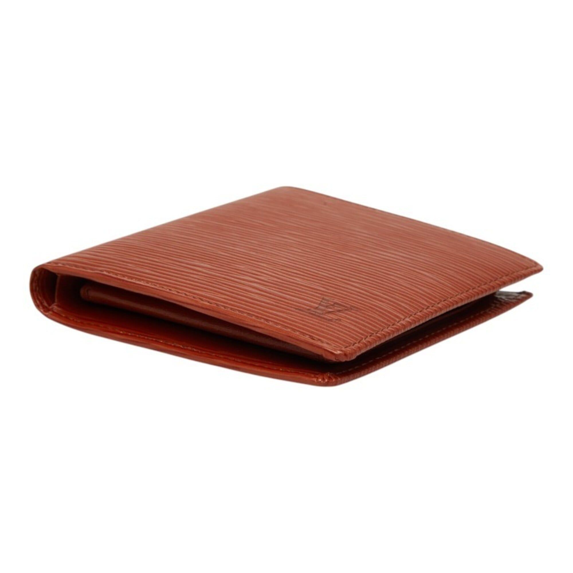 Louis Vuitton Louis Vuitton Epi Portefeuille Cartes Credit Monnaie Bi-fold Wallet M63543 Kenya Brown Leather Women's LOUIS VUITTON Size ONE SIZE - 4 Thumbnail