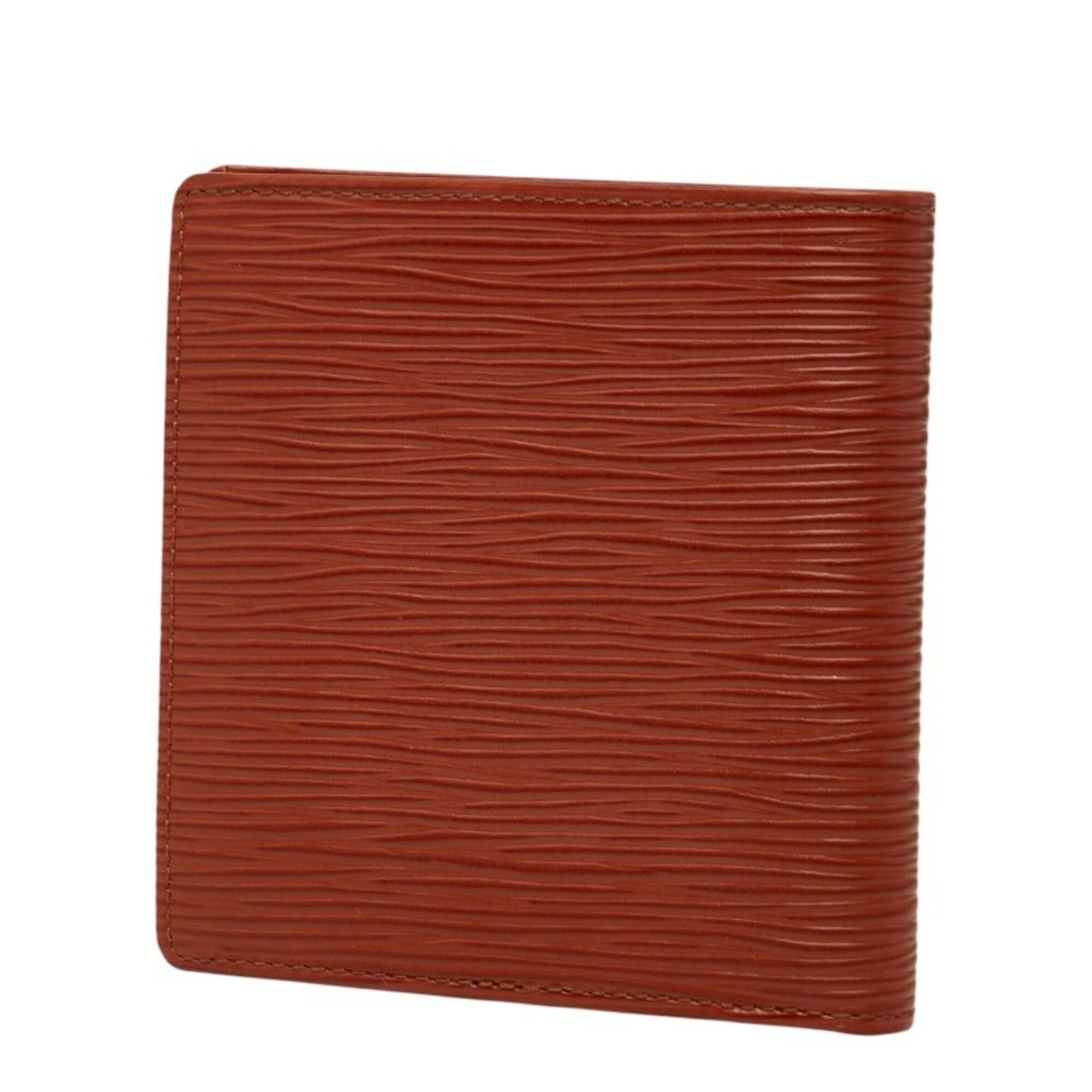 Louis Vuitton Louis Vuitton Epi Portefeuille Cartes Credit Monnaie Bi-fold Wallet M63543 Kenya Brown Leather Women's LOUIS VUITTON Size ONE SIZE - 2 Thumbnail