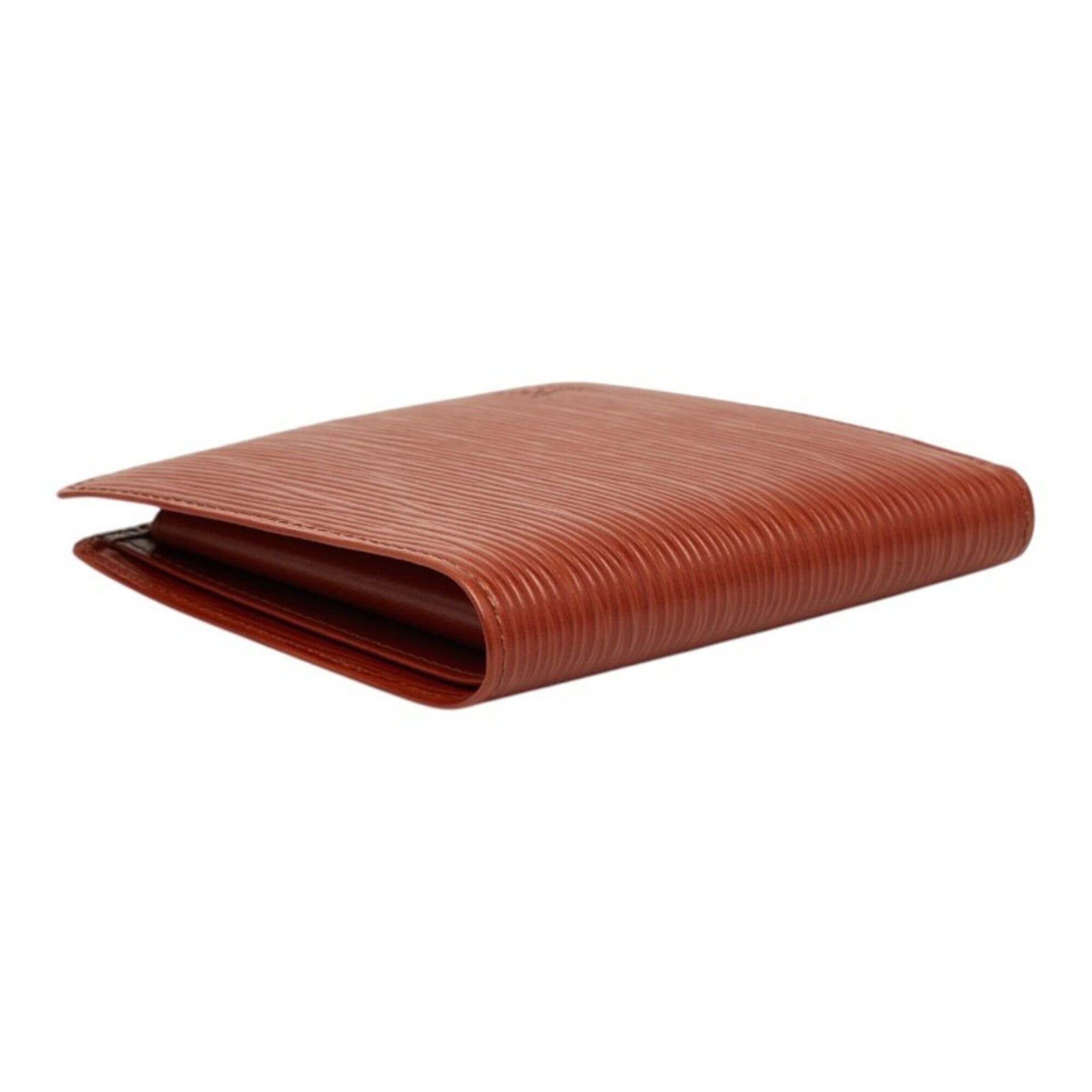Louis Vuitton Louis Vuitton Epi Portefeuille Cartes Credit Monnaie Bi-fold Wallet M63543 Kenya Brown Leather Women's LOUIS VUITTON Size ONE SIZE - 5 Thumbnail