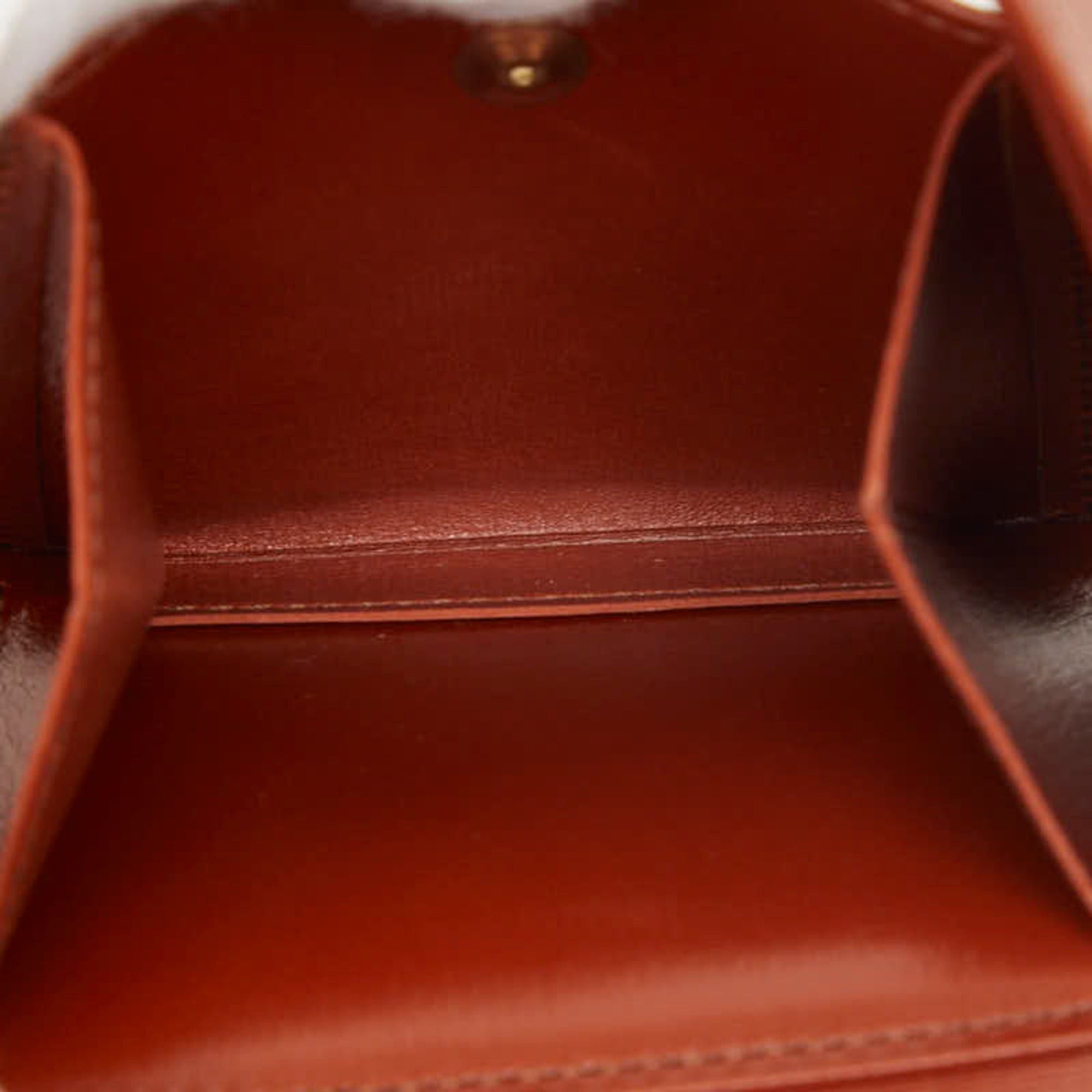Louis Vuitton Louis Vuitton Epi Portefeuille Cartes Credit Monnaie Bi-fold Wallet M63543 Kenya Brown Leather Women's LOUIS VUITTON Size ONE SIZE - 8 Thumbnail