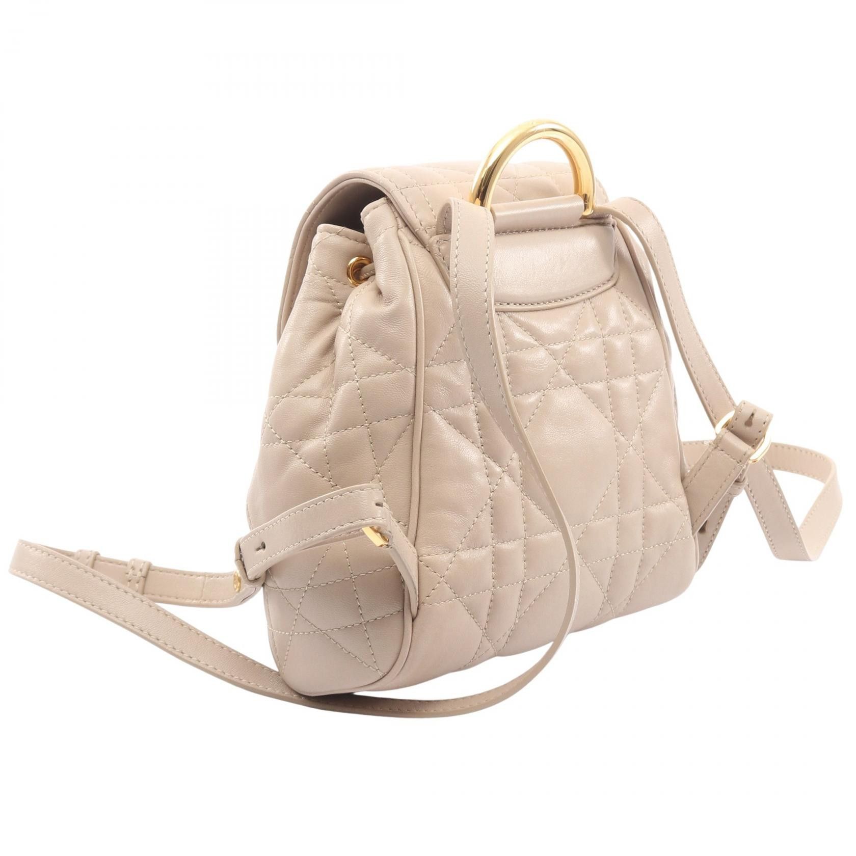Dior Dior Dior CARO Small Macro Cannage Leather Backpack Leather Backpack M6302UNOZ DUTY FREE for USA Size ONE SIZE - 2 Thumbnail