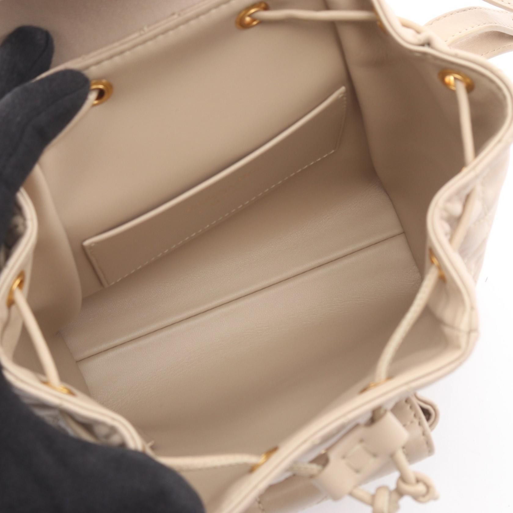 Dior Dior Dior CARO Small Macro Cannage Leather Backpack Leather Backpack M6302UNOZ DUTY FREE for USA Size ONE SIZE - 3 Thumbnail