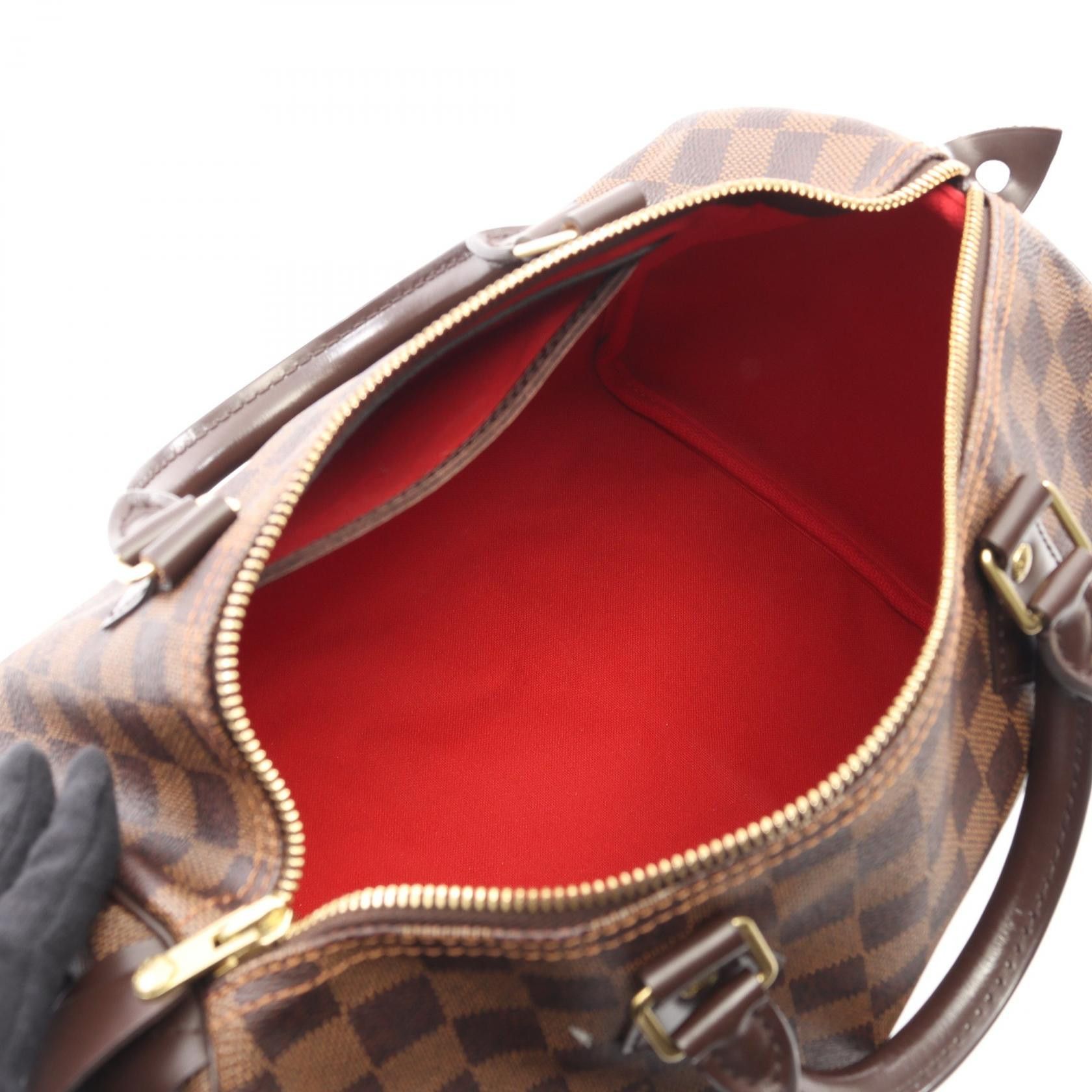 Louis Vuitton Louis Vuitton Louis Vuitton Speedy 30 Damier Handbag Textile Handbag N41531 DUTY FREE for USA Size ONE SIZE - 3 Thumbnail