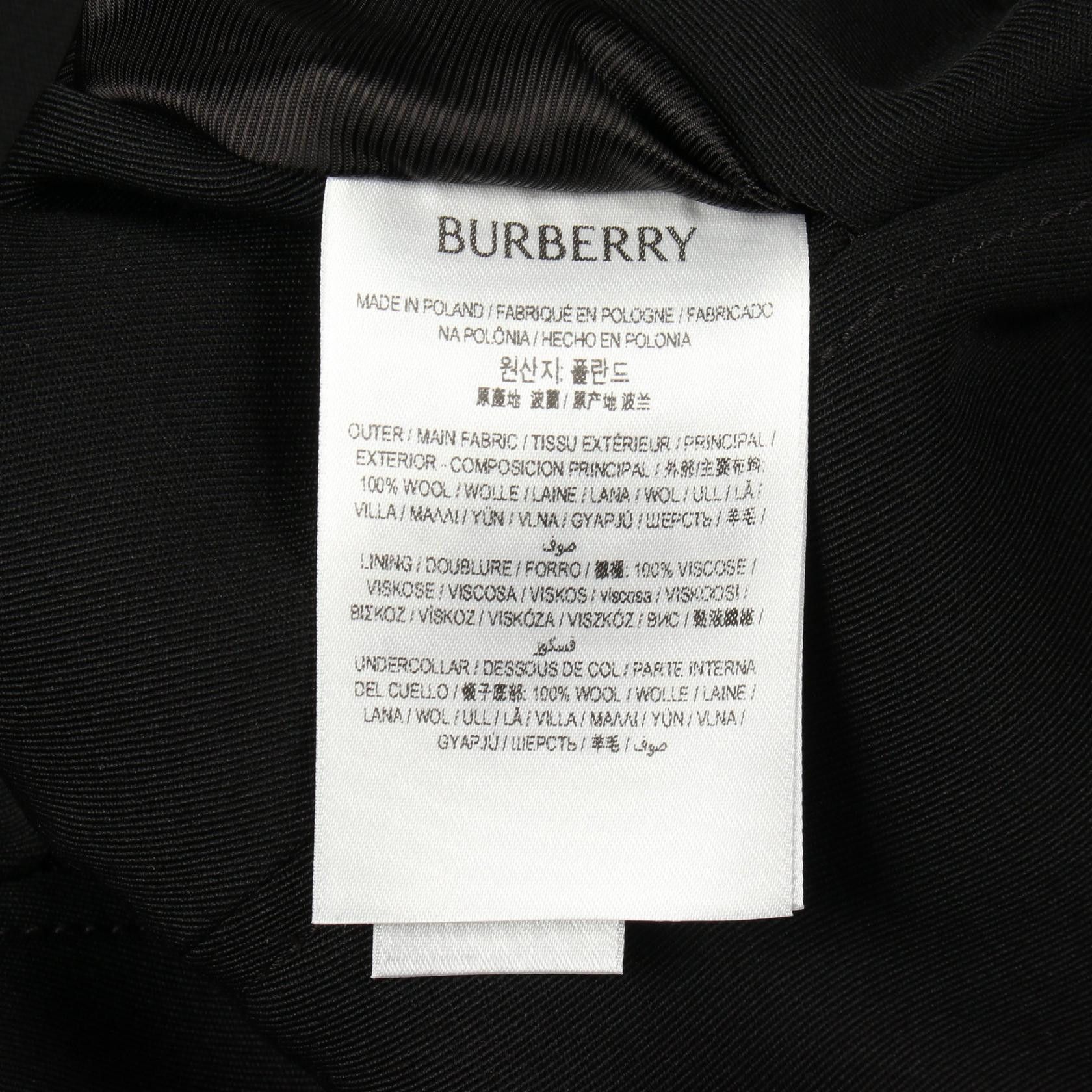 Burberry Burberry Burberry Wool Coat Textile Outerwear 8077621 DUTY FREE for USA Size ONE SIZE - 4 Thumbnail