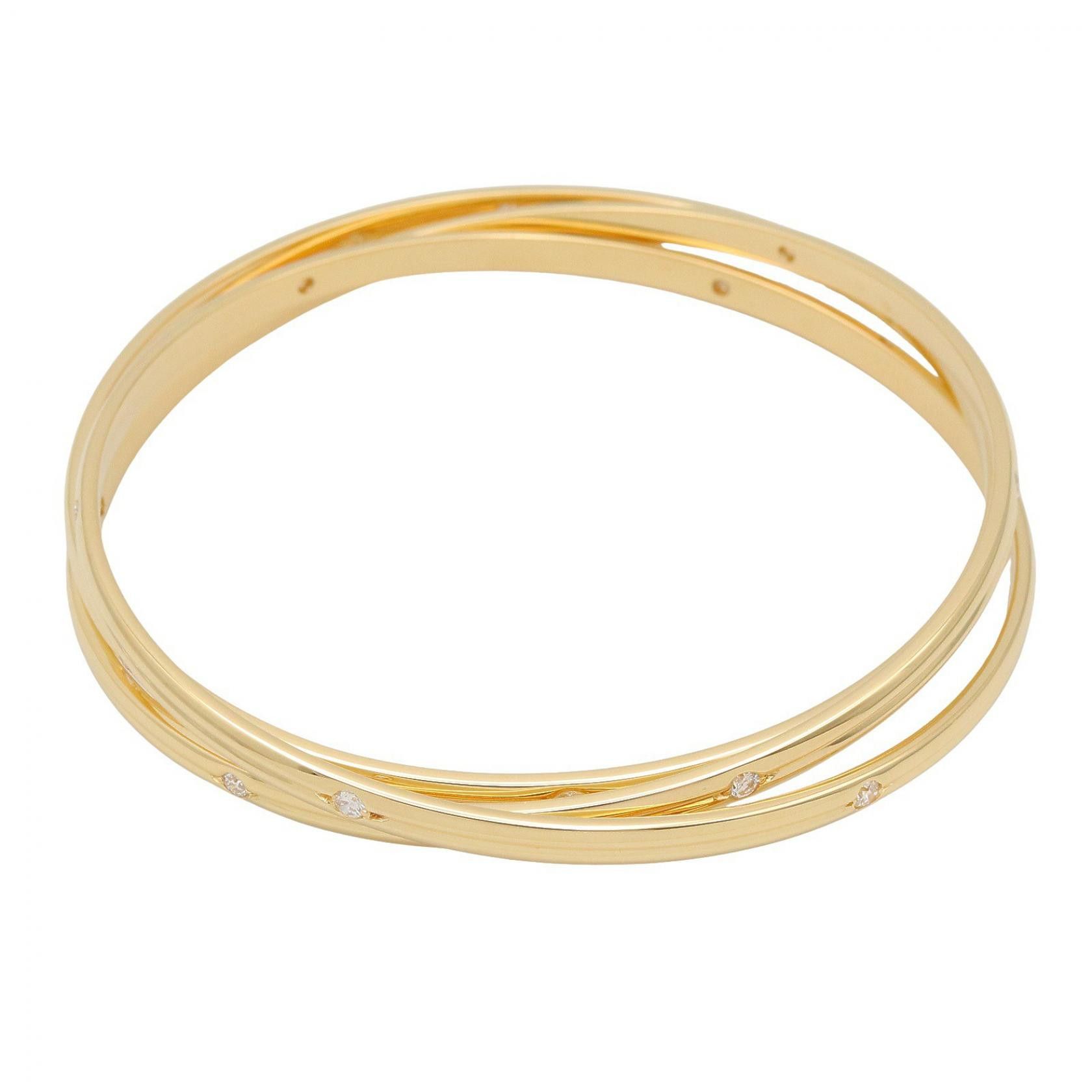 Cartier Cartier Cartier Constellation Au750 Diamond Bracelet Size 19.5 Precious Metal Bracelet DUTY FREE for USA Size ONE SIZE - 2 Thumbnail