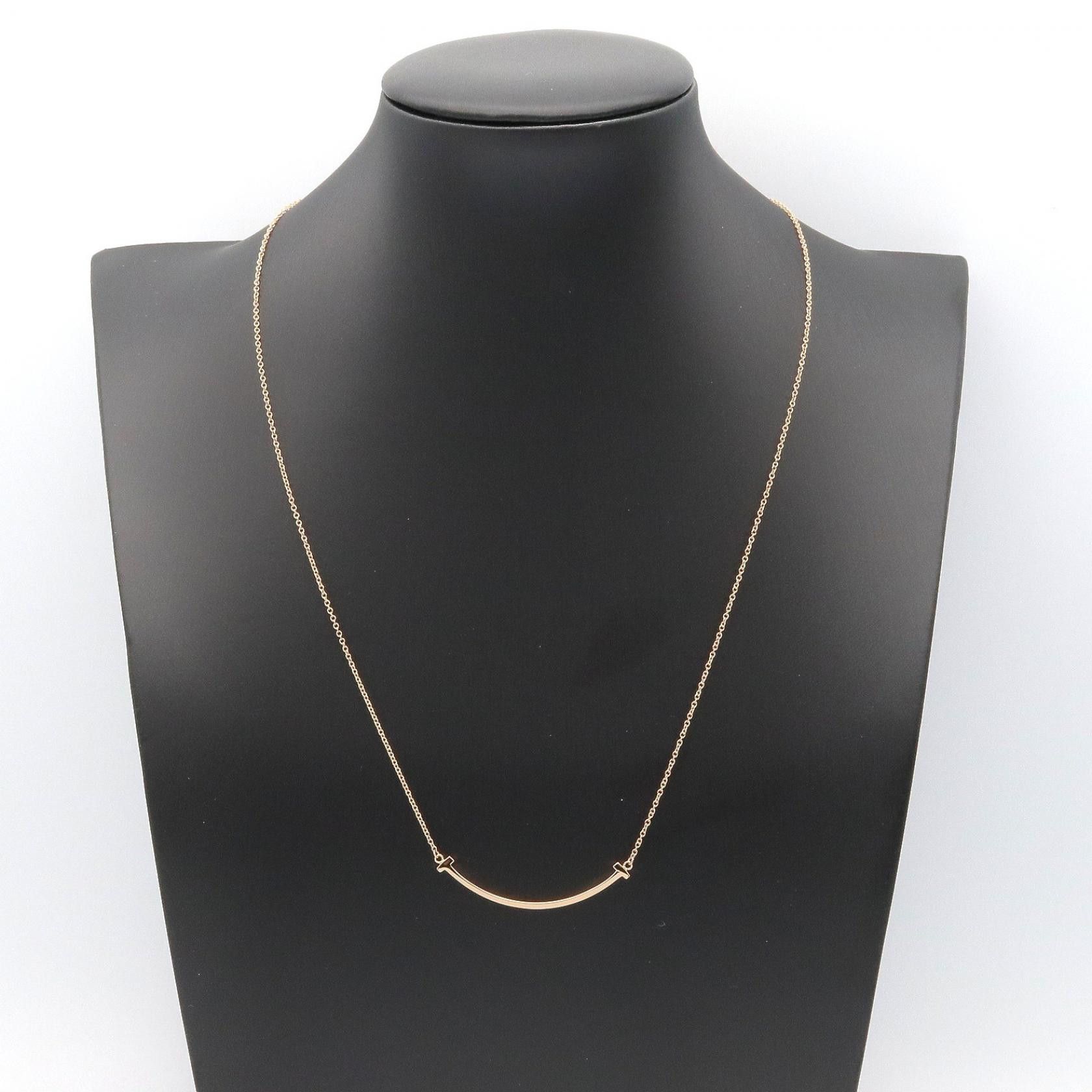 Tiffany & Co. Tiffany & Co. Tiffany & Co. T Smile Au750 Necklace Precious Metal Necklace 60011678 DUTY FREE for USA Size ONE SIZE - 5 Thumbnail