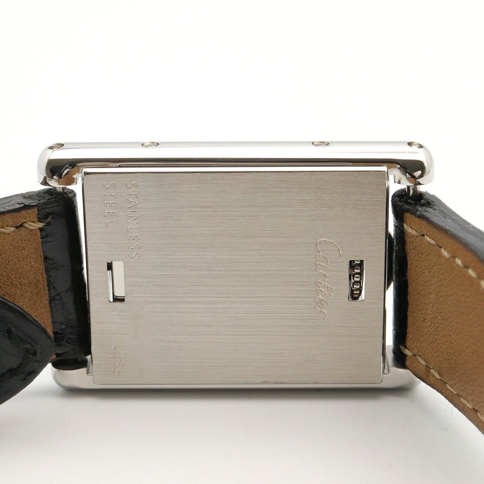 Cartier Cartier Cartier Tank Basculante Stainless Steel Watch Metal Quartz W1016830 DUTY FREE for USA Size ONE SIZE - 6 Thumbnail