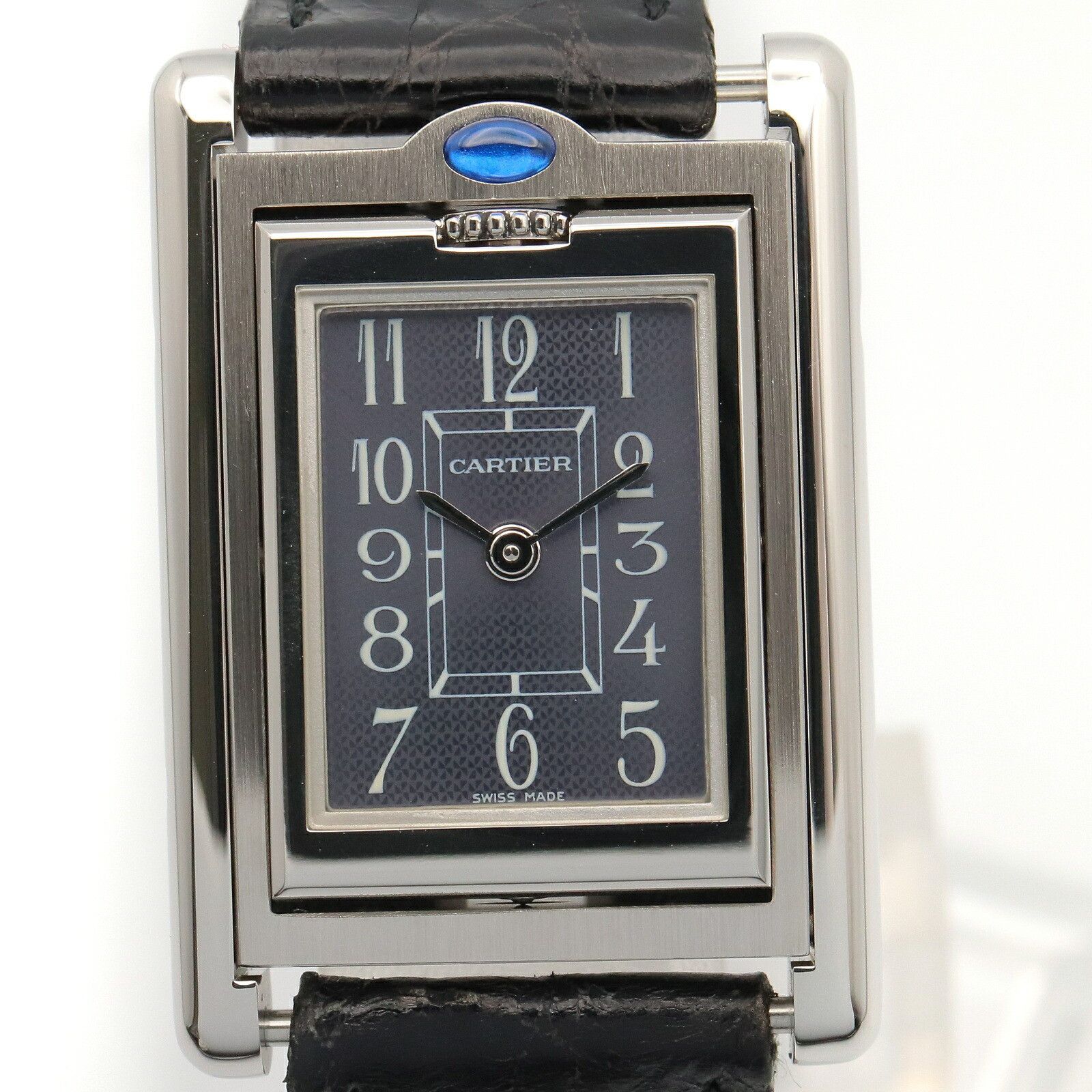 Cartier Cartier Cartier Tank Basculante Stainless Steel Watch Metal Quartz W1016830 DUTY FREE for USA Size ONE SIZE - 3 Thumbnail
