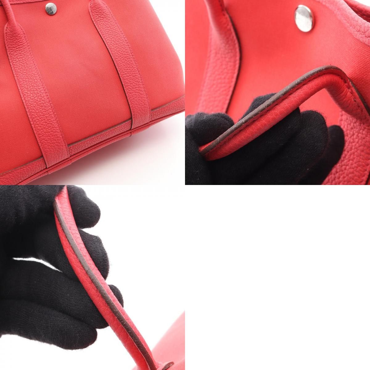 Hermes Hermes Hermes Garden PartyTPM Negonda Toile Officier tote bag Leather Tote Bag C2018 DUTY FREE for USA Size ONE SIZE - 10 Thumbnail