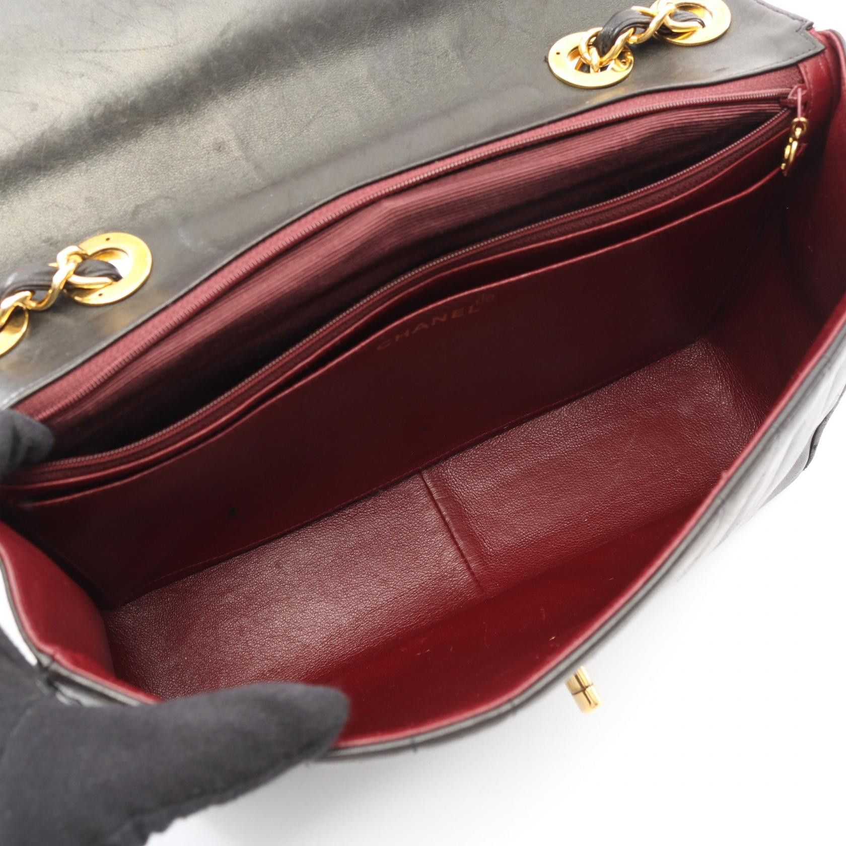 Chanel Chanel CHANEL Mademoiselle Lambskin Shoulder Bag Leather Shoulder Bag DUTY FREE for USA Size ONE SIZE - 3 Thumbnail