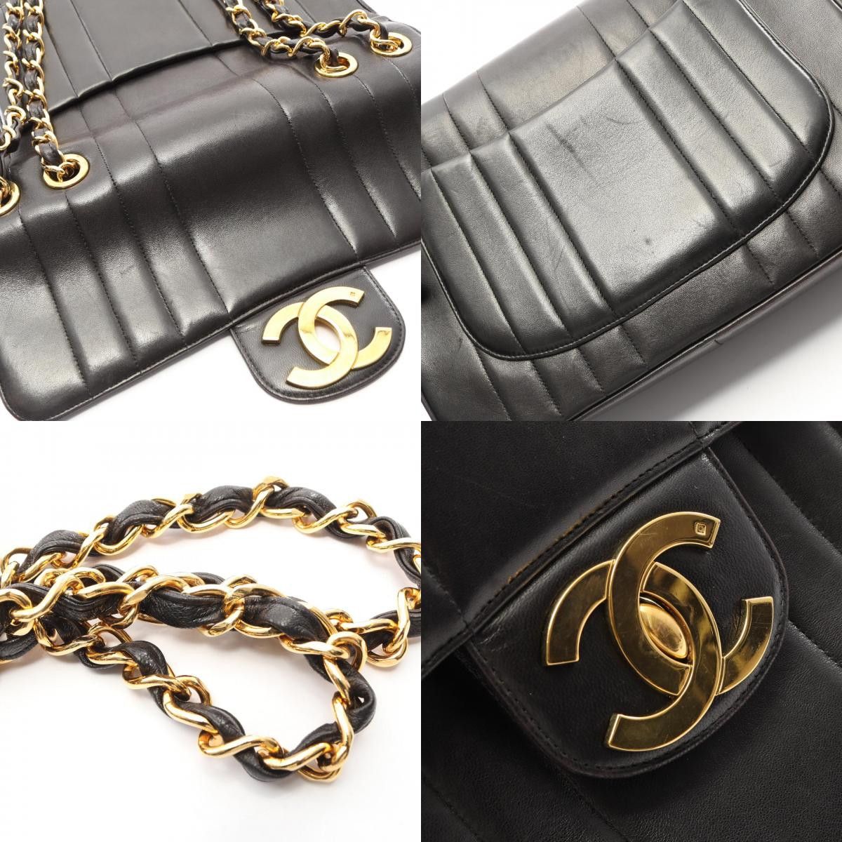 Chanel Chanel CHANEL Mademoiselle Lambskin Shoulder Bag Leather Shoulder Bag DUTY FREE for USA Size ONE SIZE - 10 Thumbnail